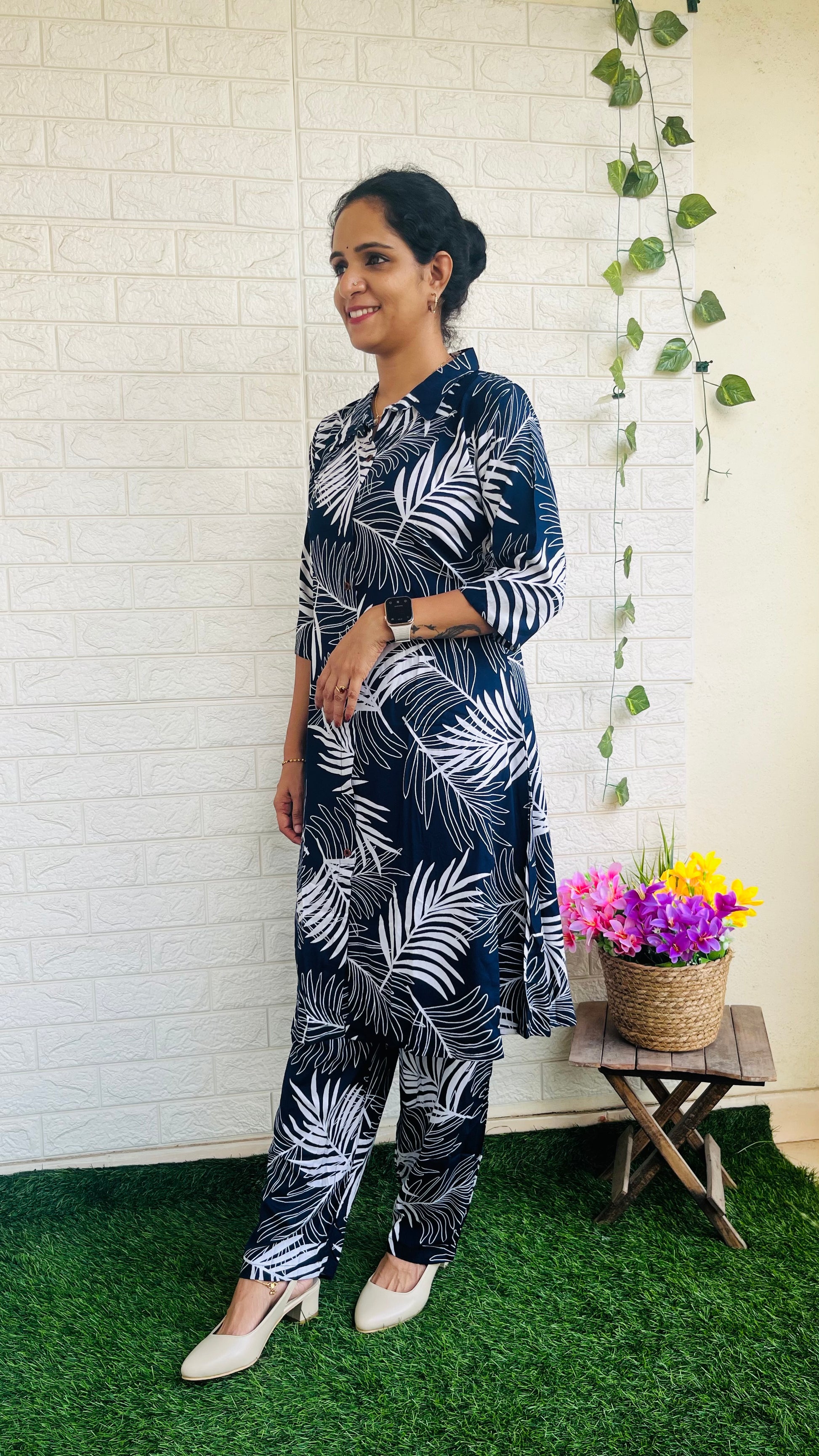 Rayon Printed Coord Set