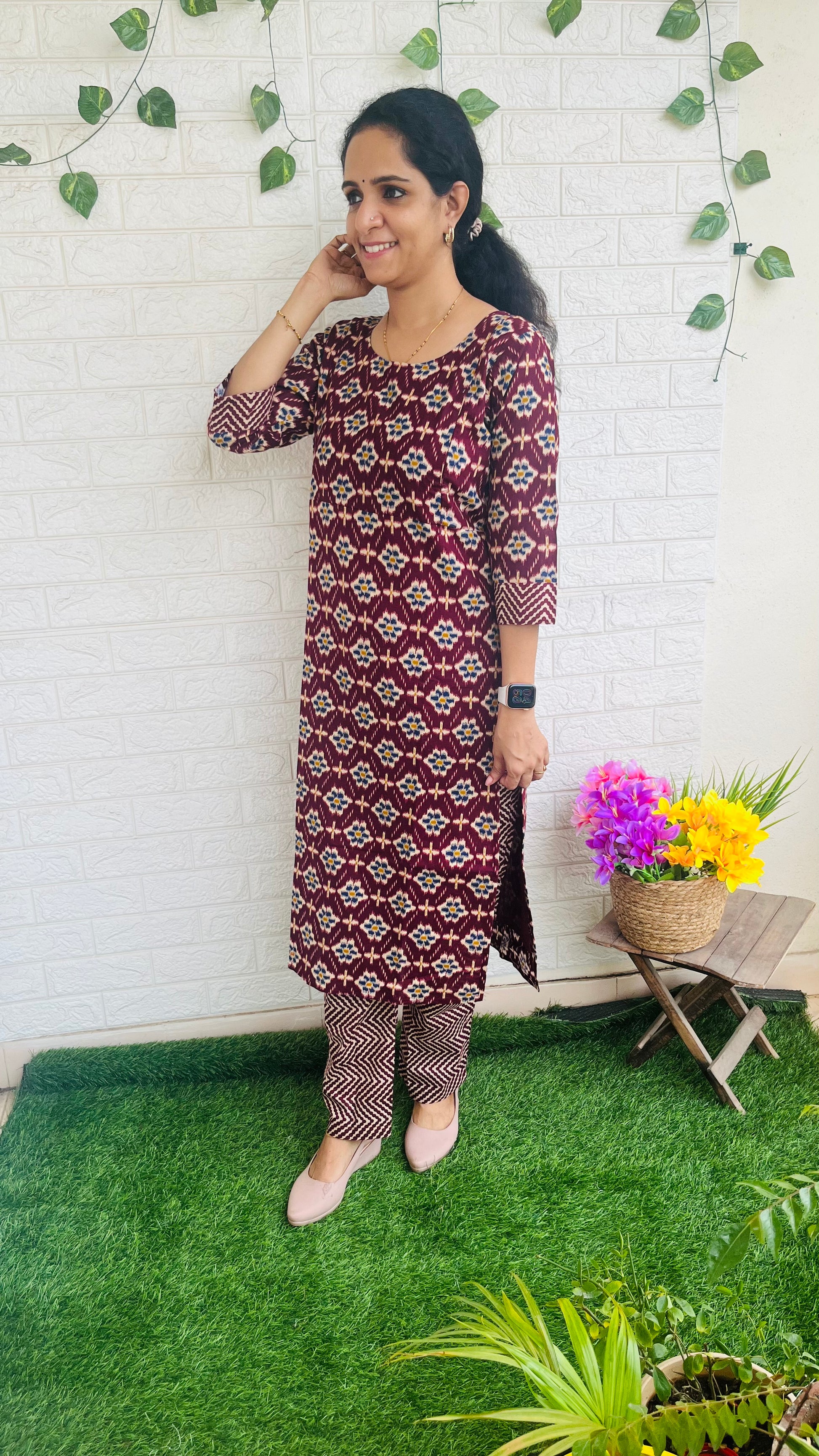 Feeding Friendly Kurti Pant Set
