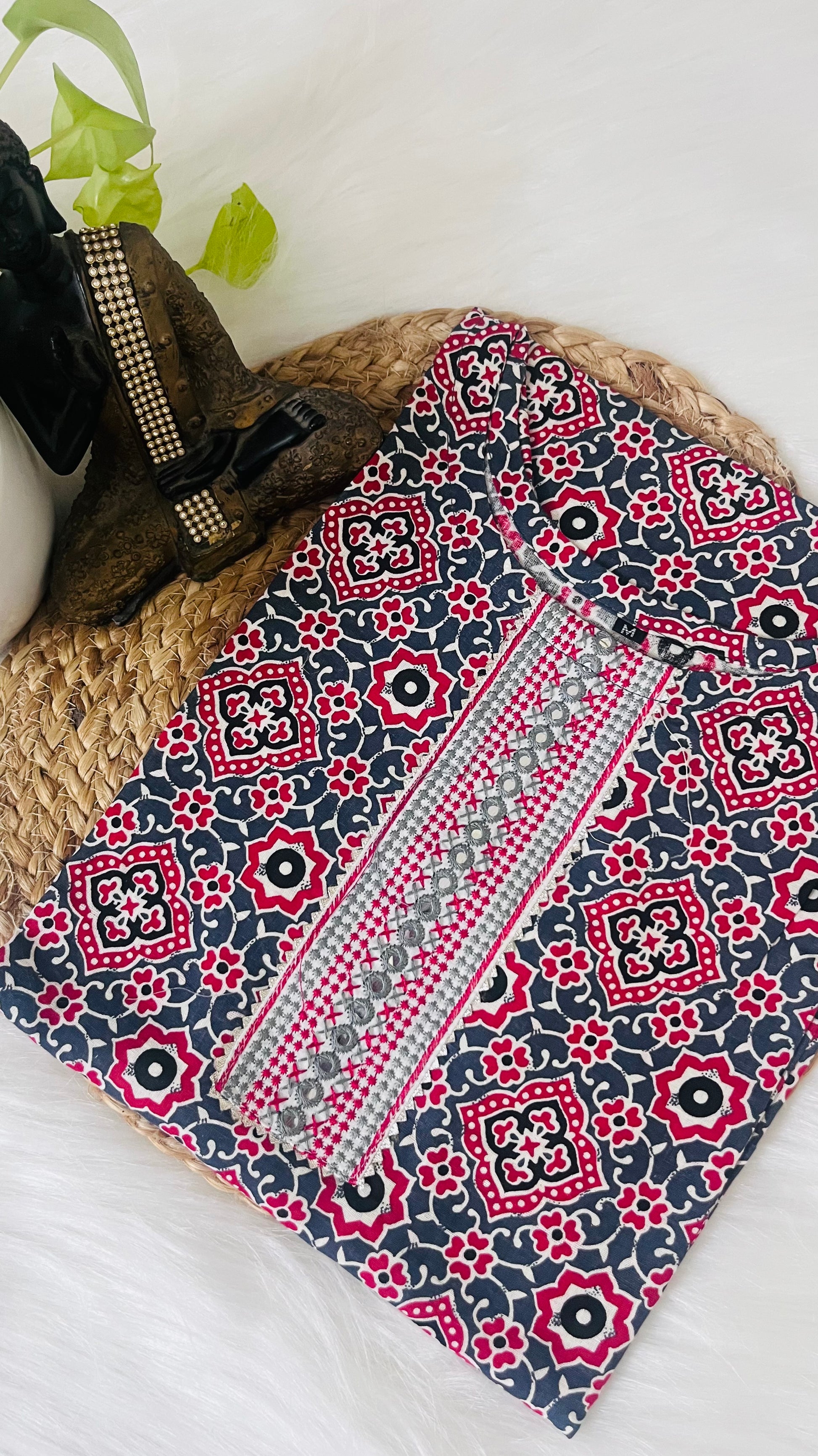 Cotton straight kurti