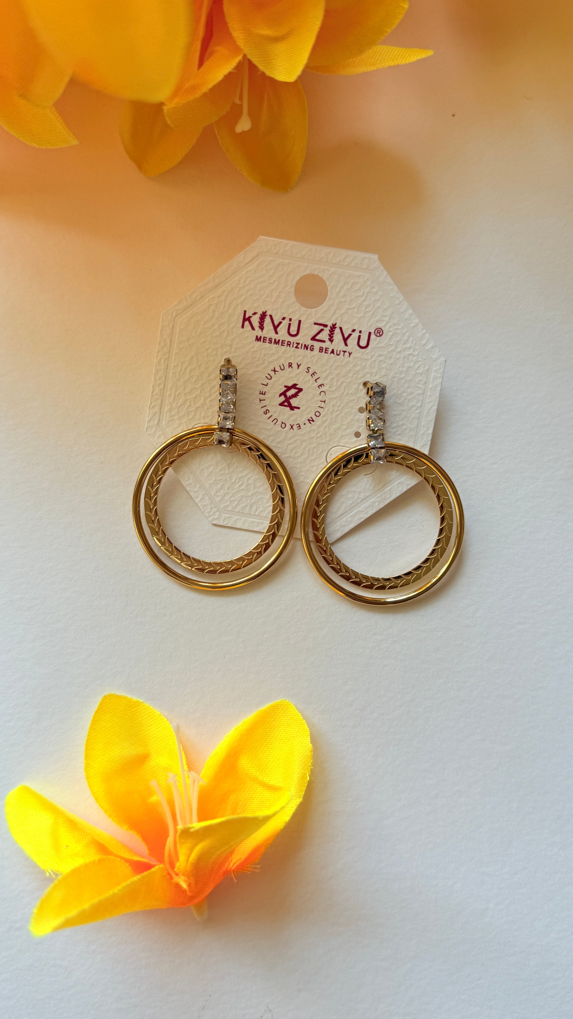 Moon Anti tarnish Earring RJ48