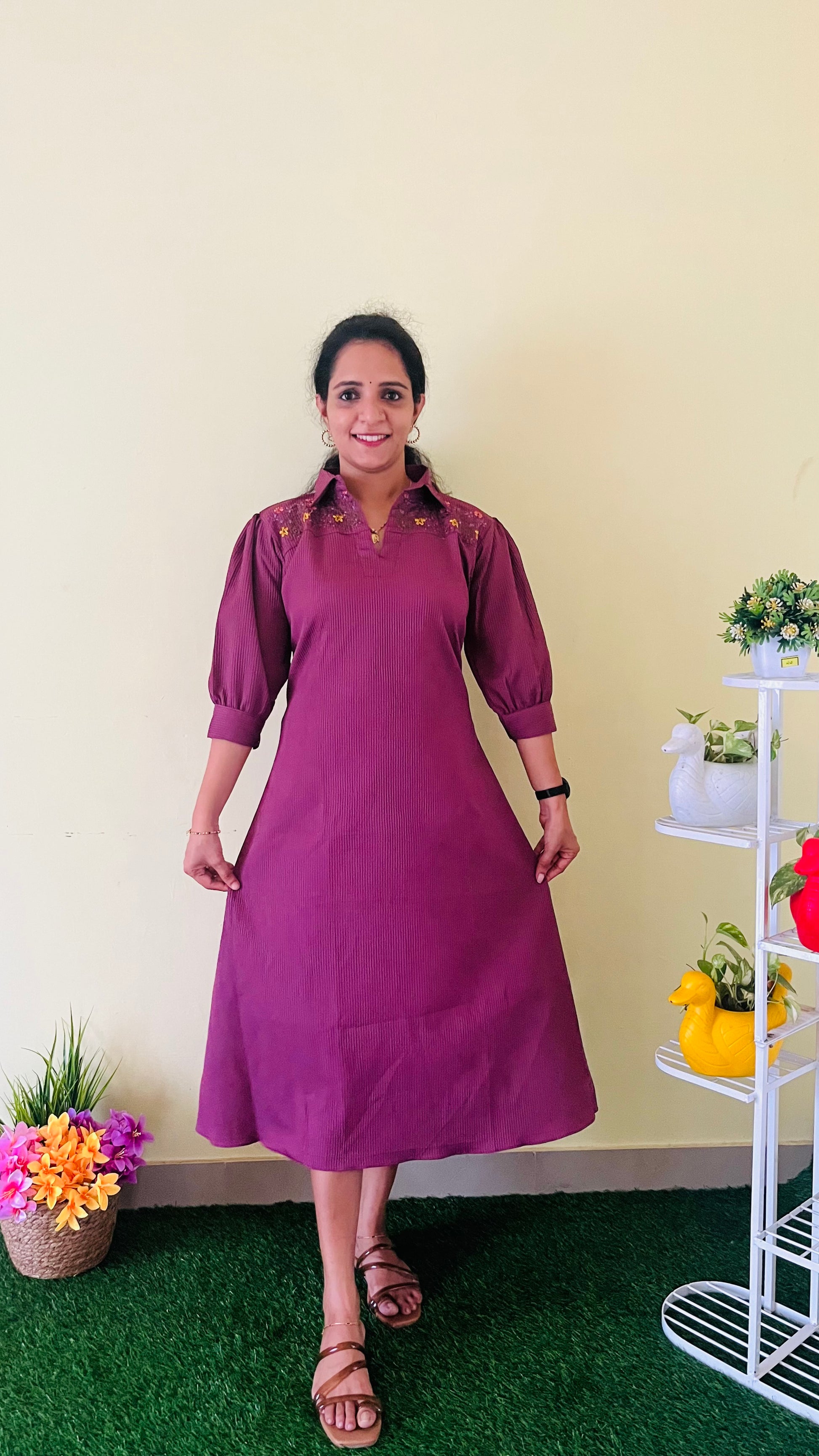 RG304 Imported Aline Dress