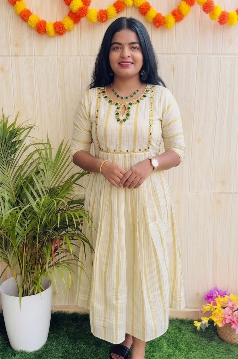 Madhavi Onam Special Kurtii RG986