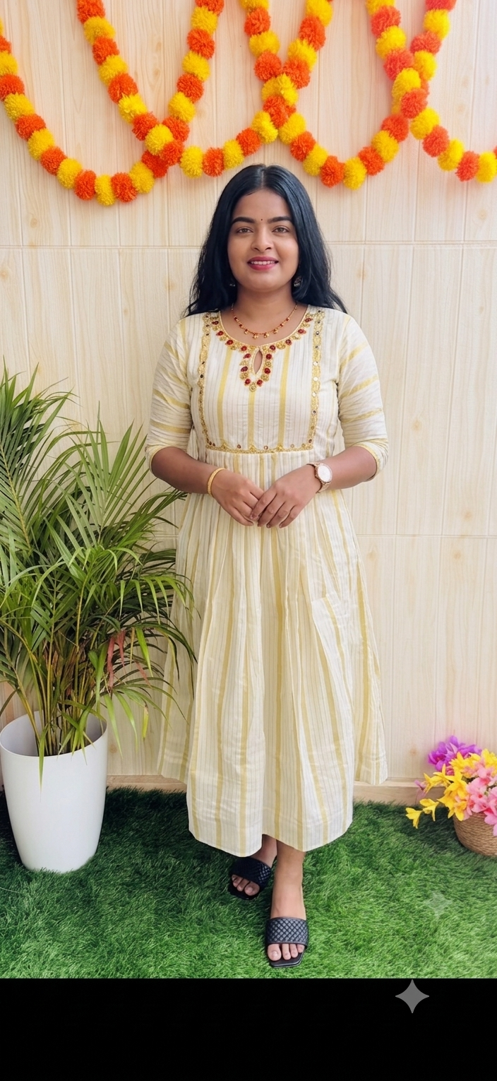 Madhavi Onam Special Kurtii RG986