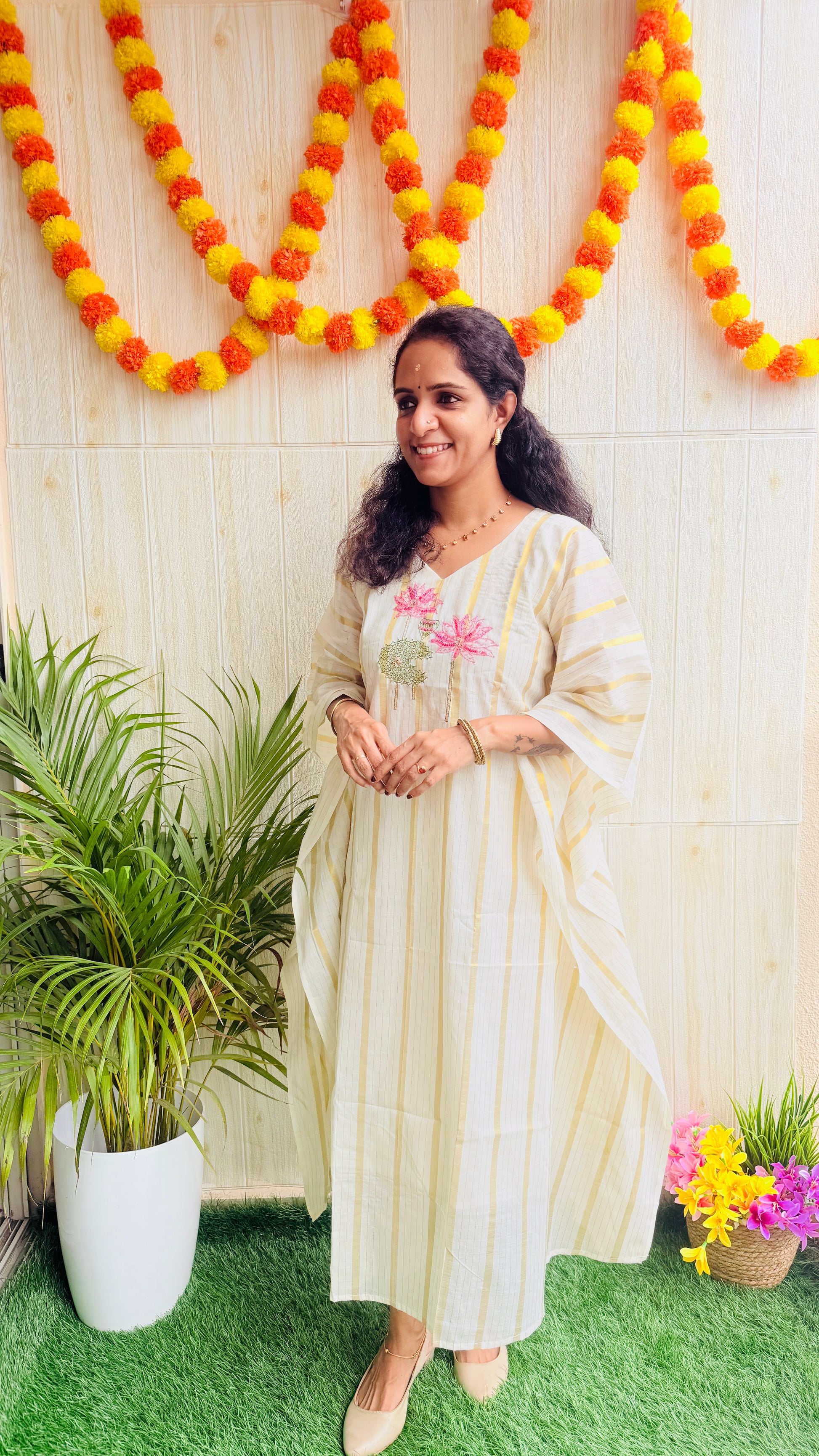 Malar Onam Special kaftan RG987