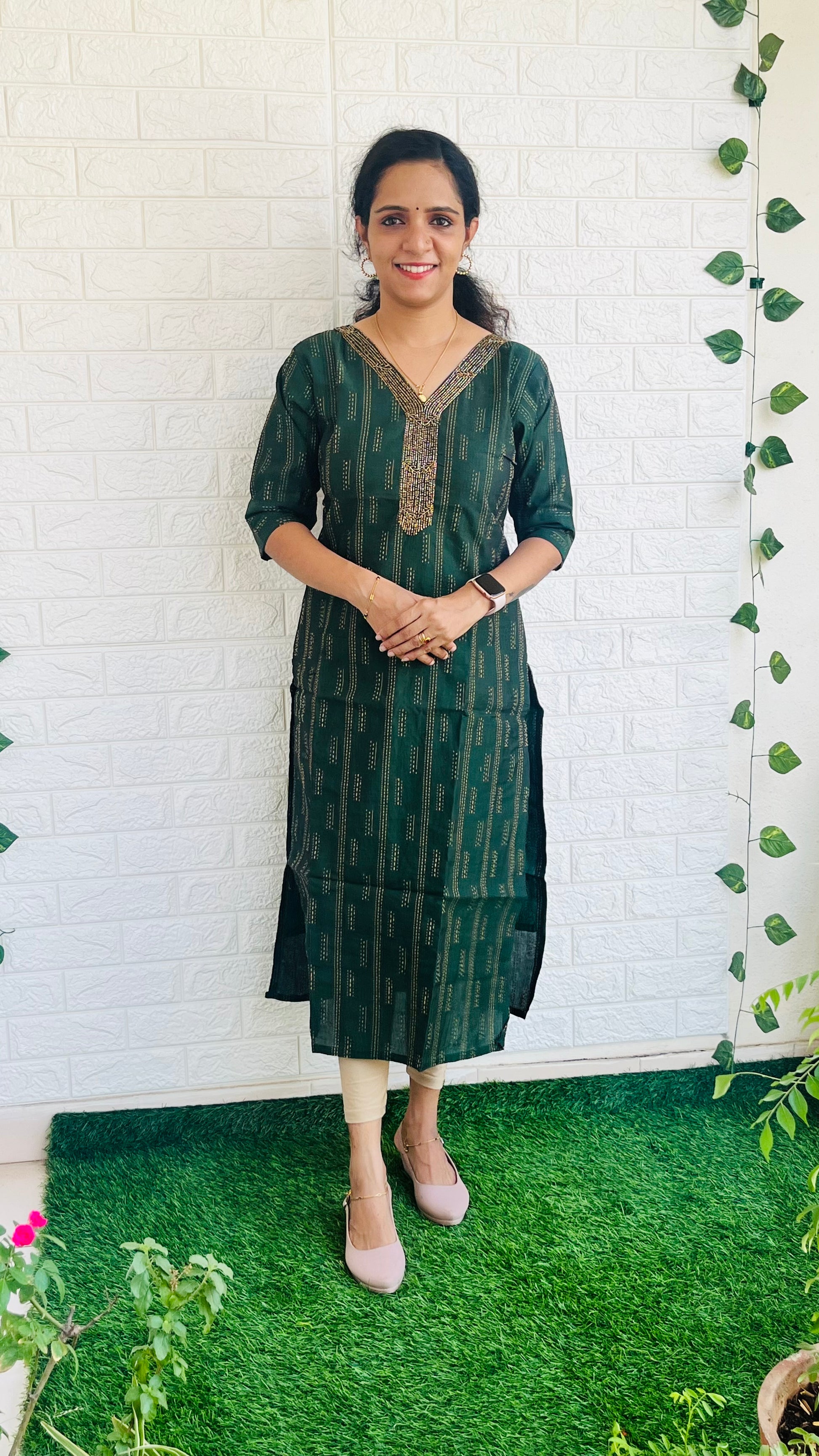 Cotton Silk Kurti