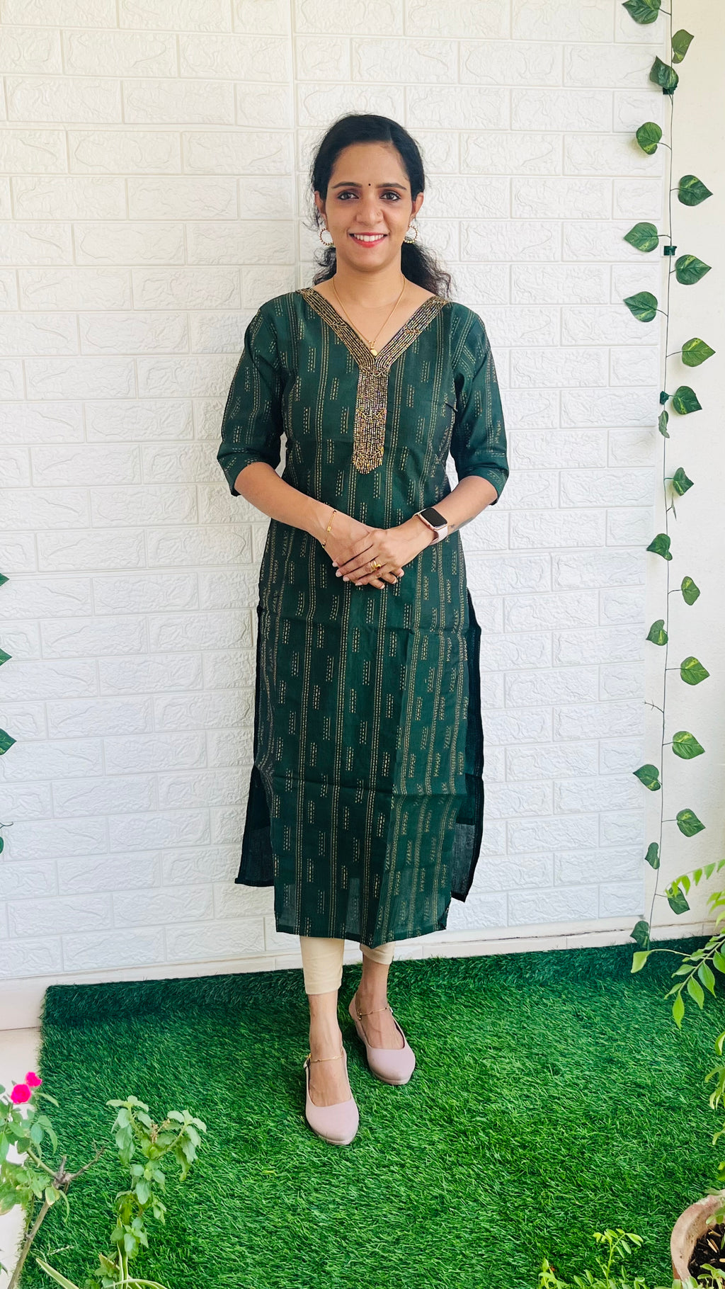 Cotton Silk Kurti