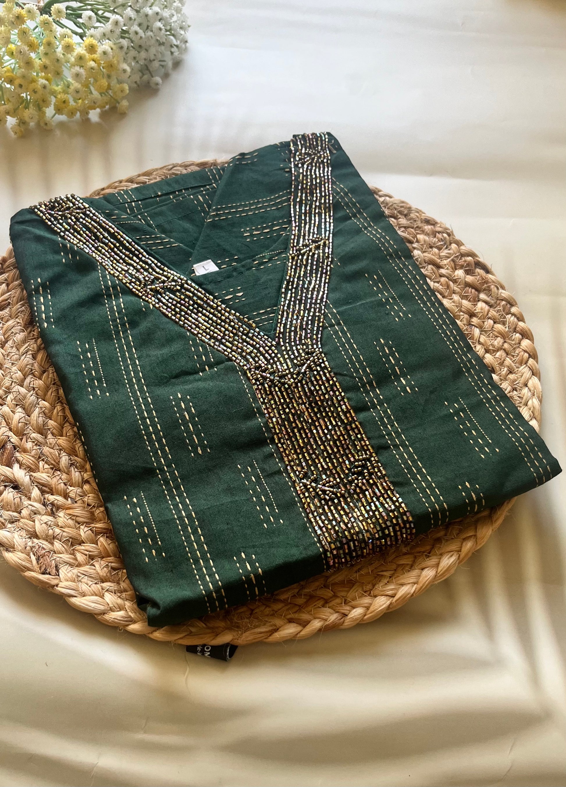 Cotton Silk Kurti