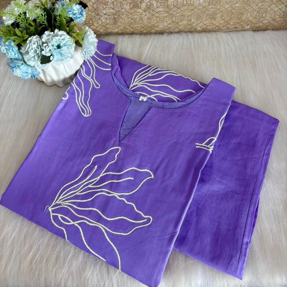 Cotton Embroidery Cord  Set RG824 Lavendar