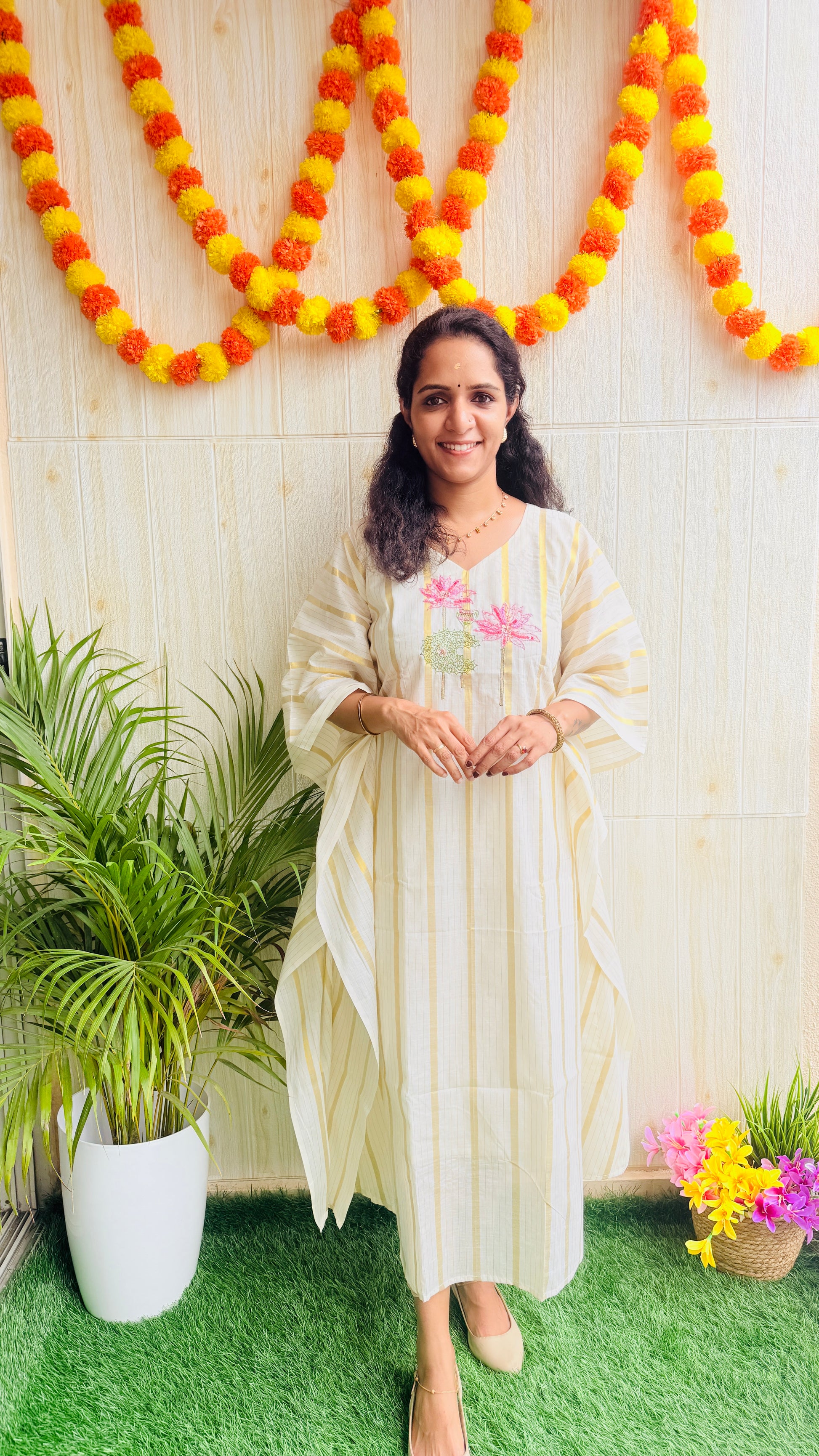 Malar Onam Special kaftan RG987
