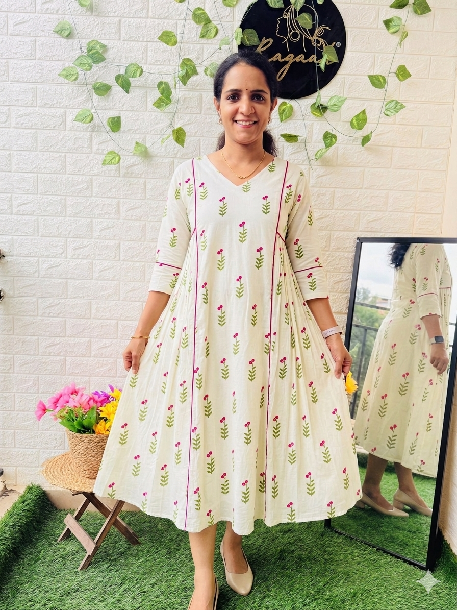 Pink Blossom Frock RG946