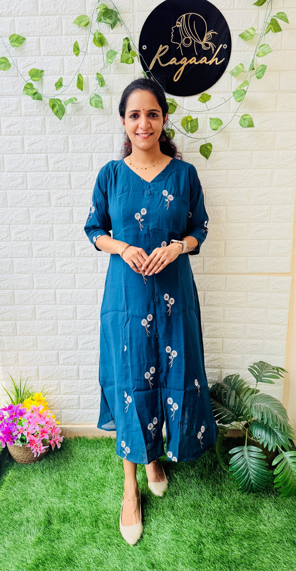 MulChandheri Aline Kurti RG956