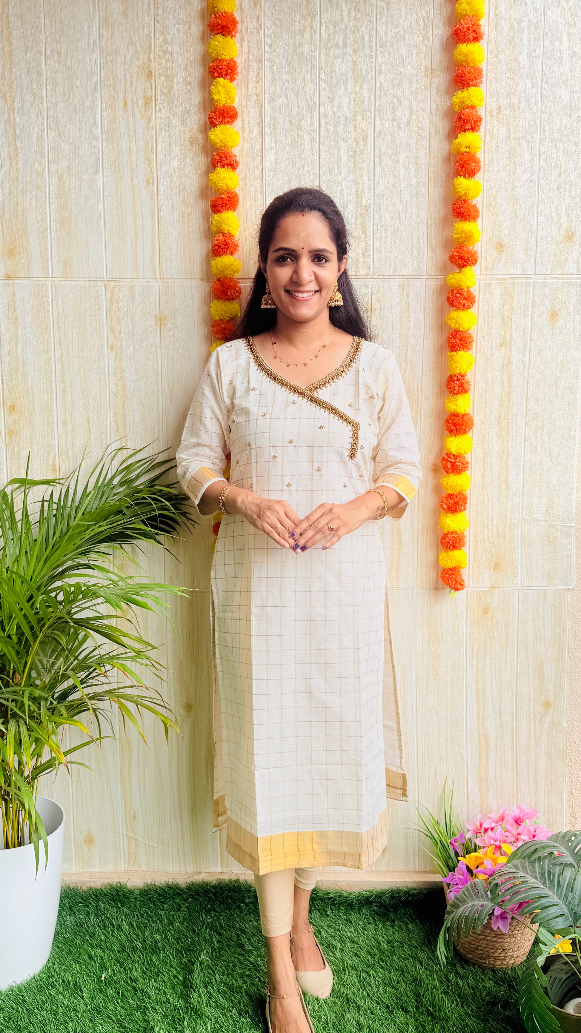 Mandharam Onam Special Kurtii RG976