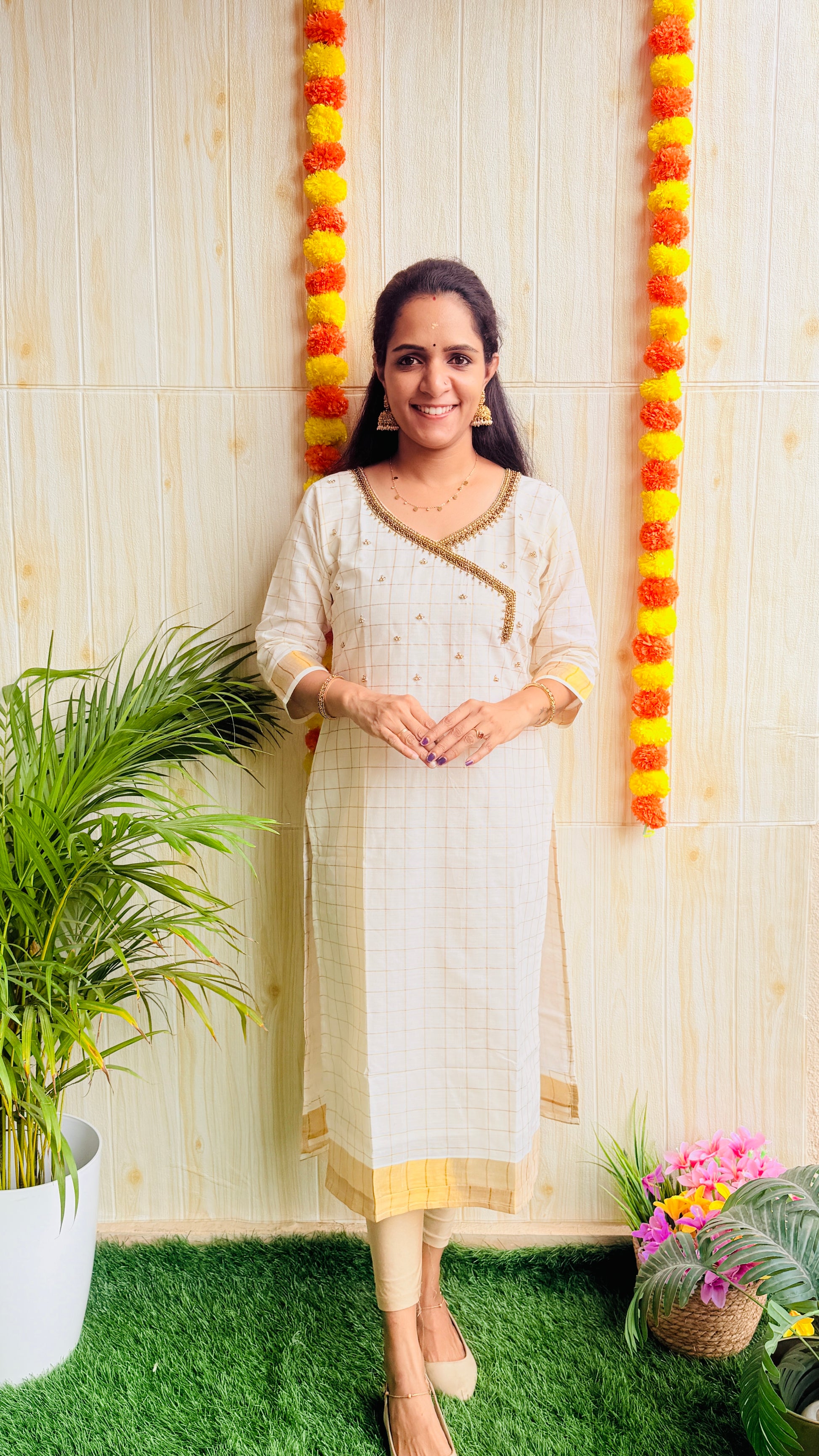 Mandharam Onam Special Kurtii RG976