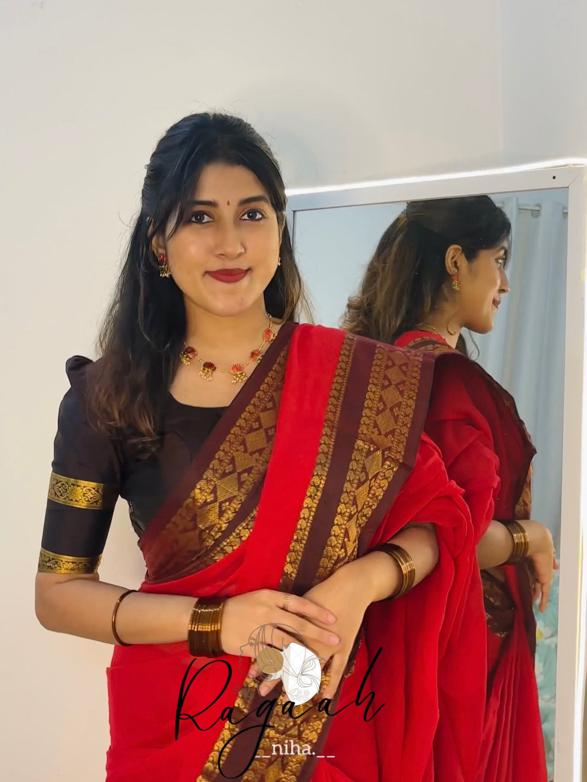 Rashmika Mul Cotton Sarees RG954