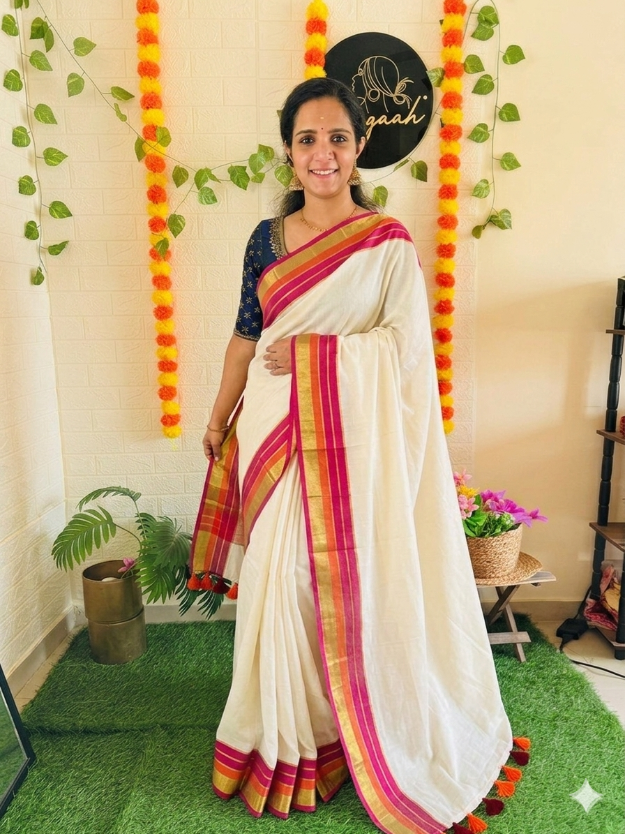 Vidhya Mul Cotton Sarees RG944