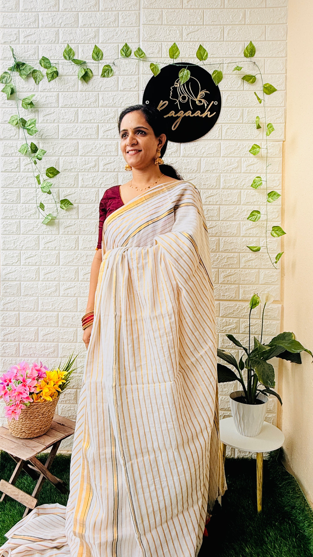 Veena Mul Cotton Sarees RG959