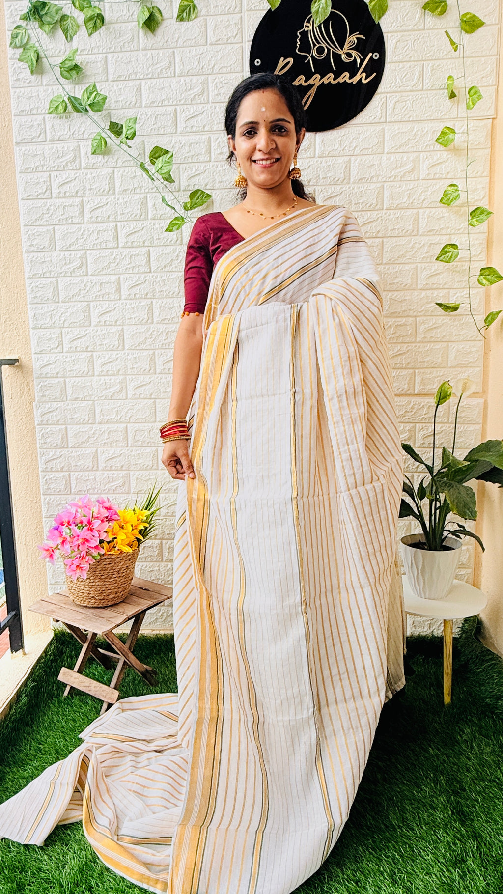 Veena Mul Cotton Sarees RG959