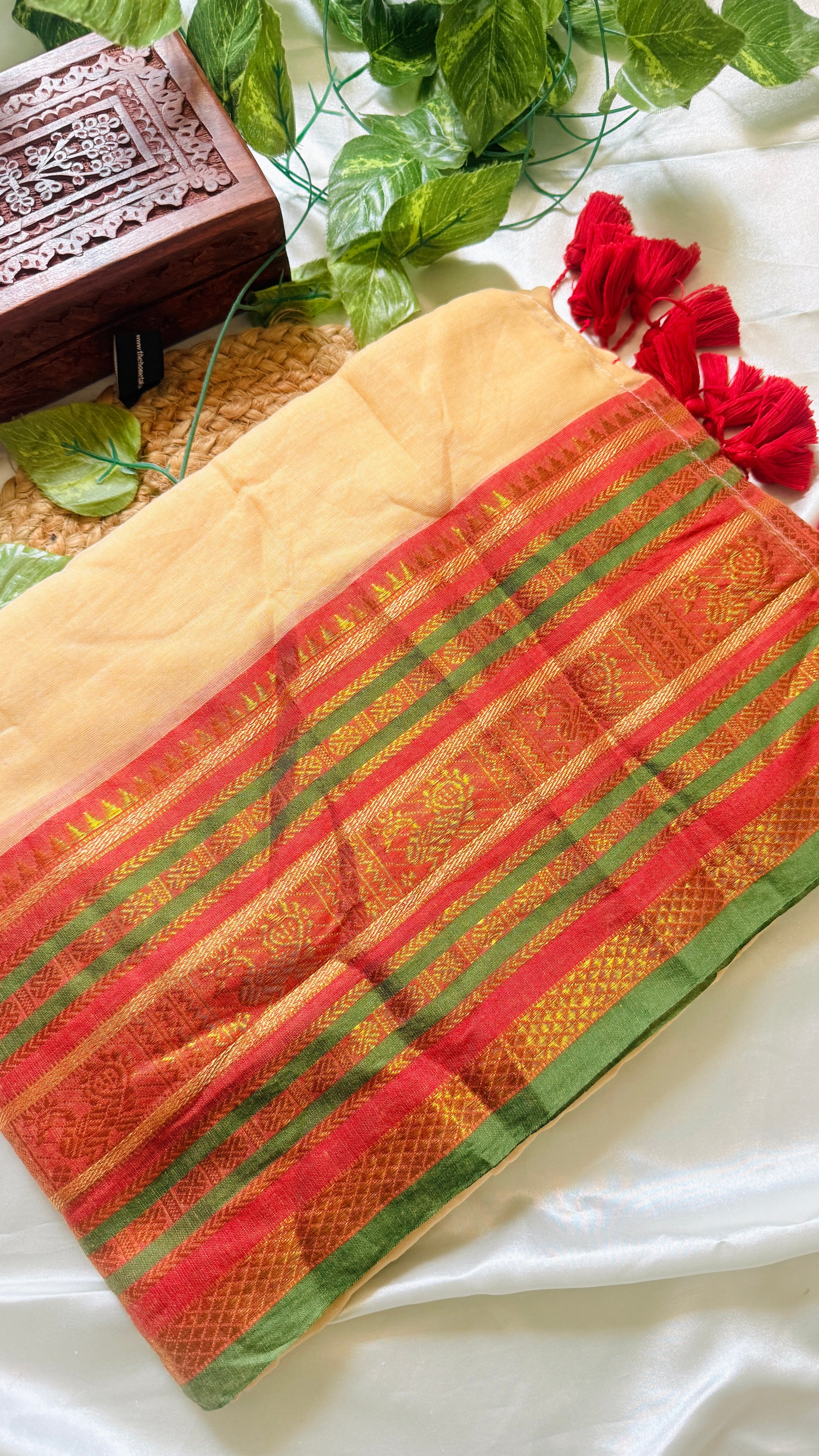 Malini Mul Tissue Saree RG999