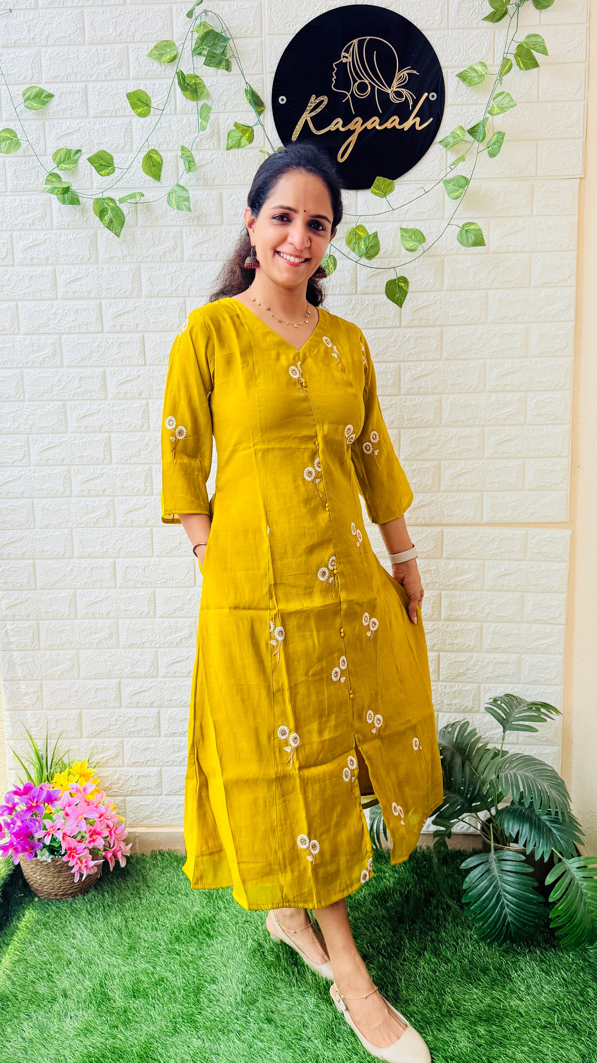 MulChandheri Aline Kurti RG956