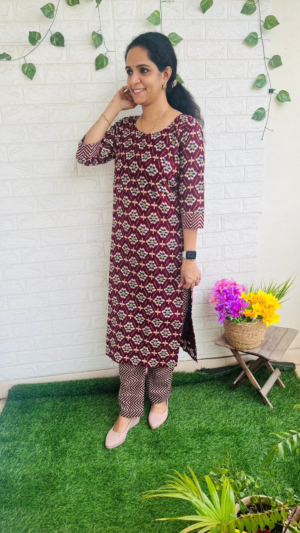 Feeding Friendly Kurti Pant Set