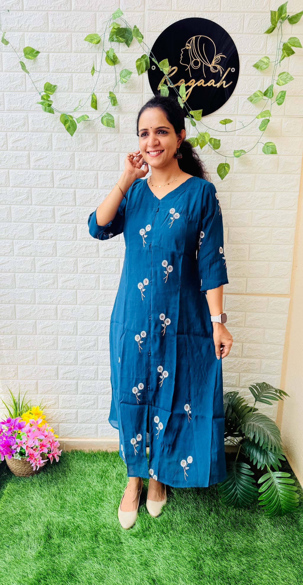MulChandheri Aline Kurti RG956
