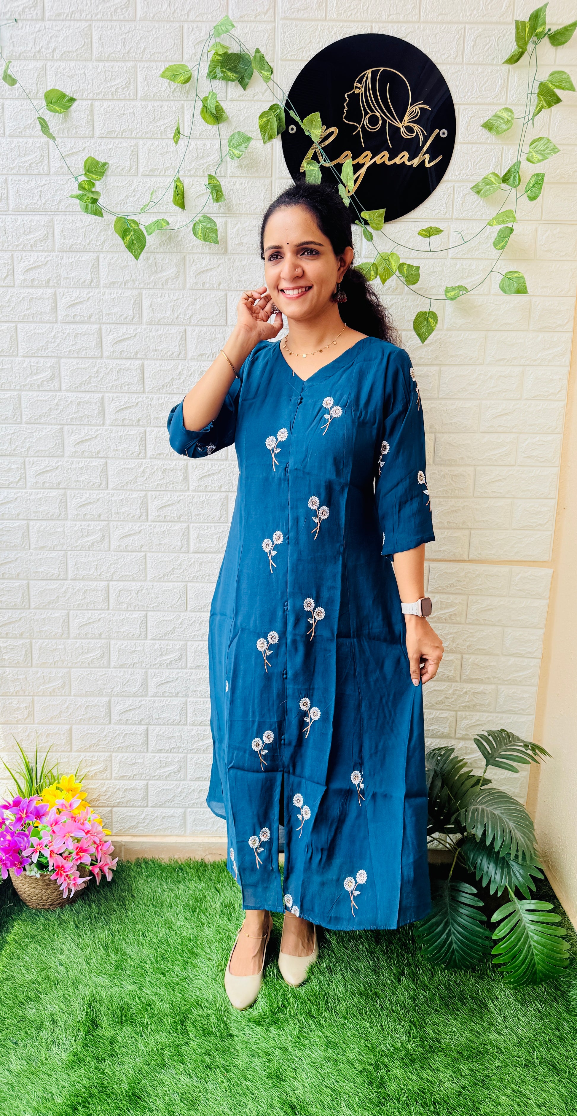 MulChandheri Aline Kurti RG956