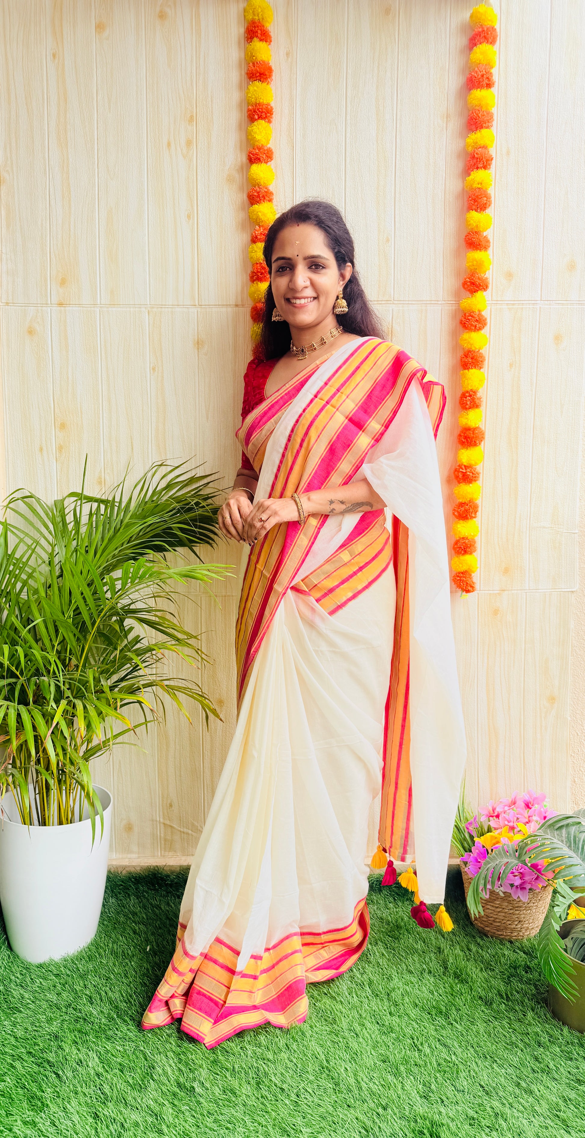 Sudha Mul Cotton Saree RG977
