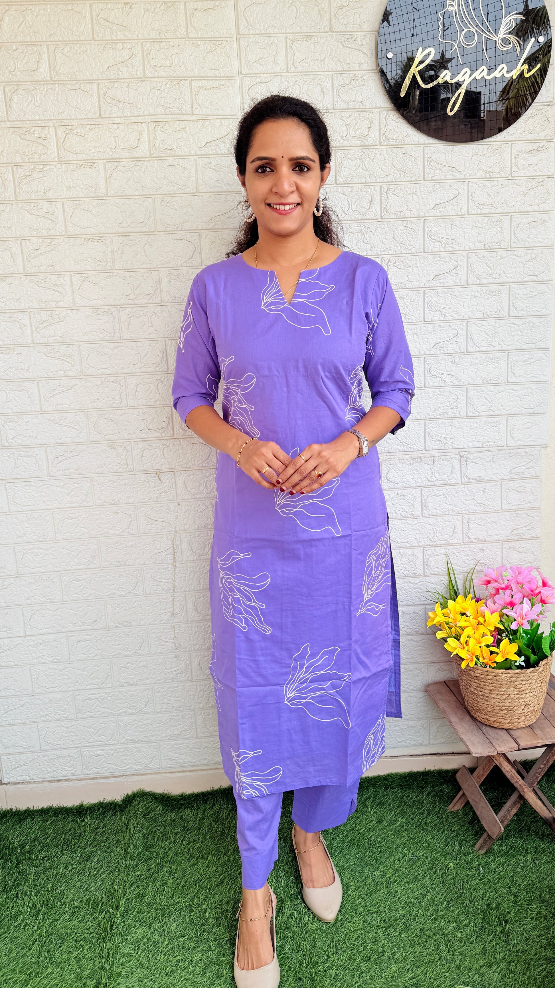 Cotton Embroidery Cord  Set RG824 Lavendar