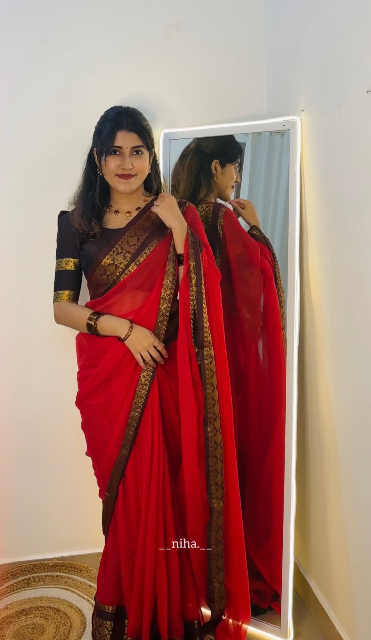 Rashmika Mul Cotton Sarees RG954