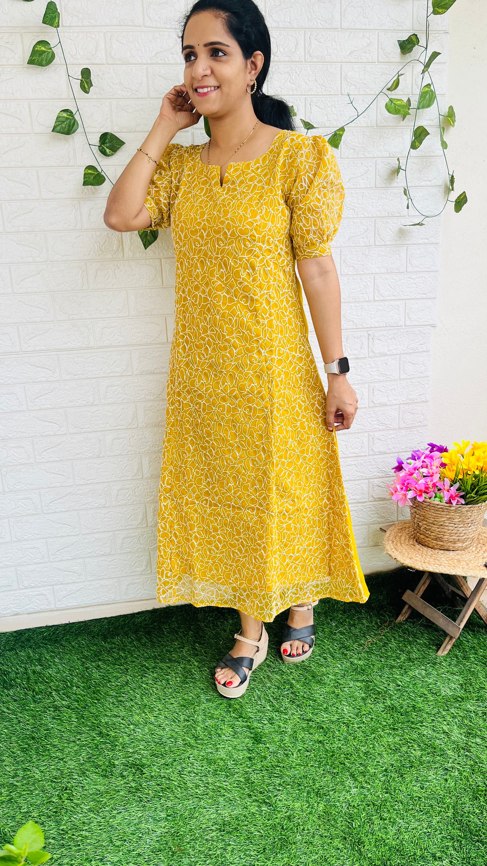 RG510 Netcotta Kurti