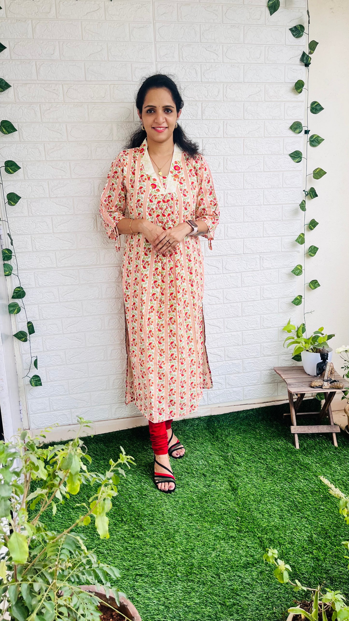 Jaipur Printed Cotton Straight Kurti