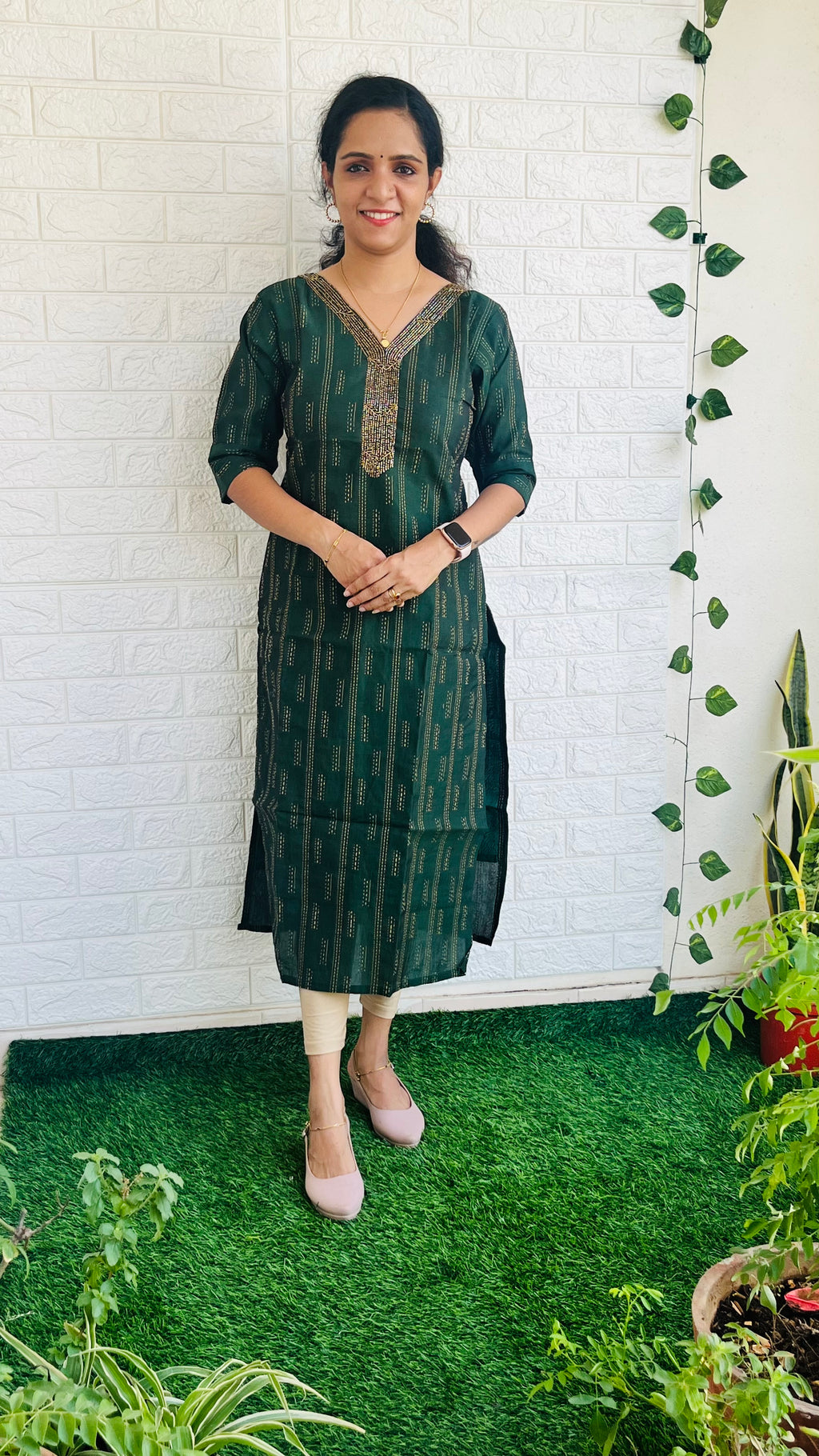 Cotton Silk Kurti