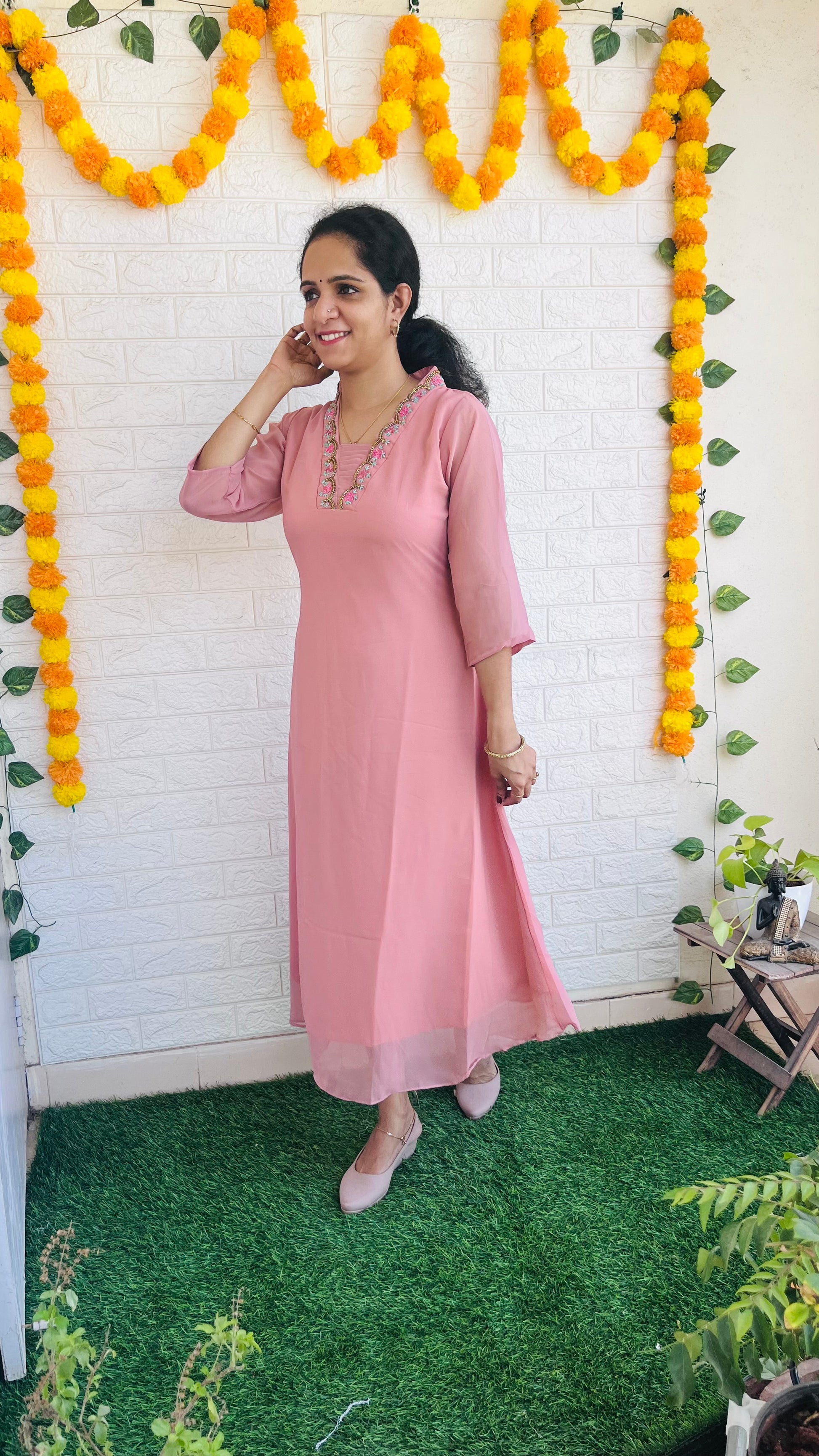 Georgette Aline Dress Kurti