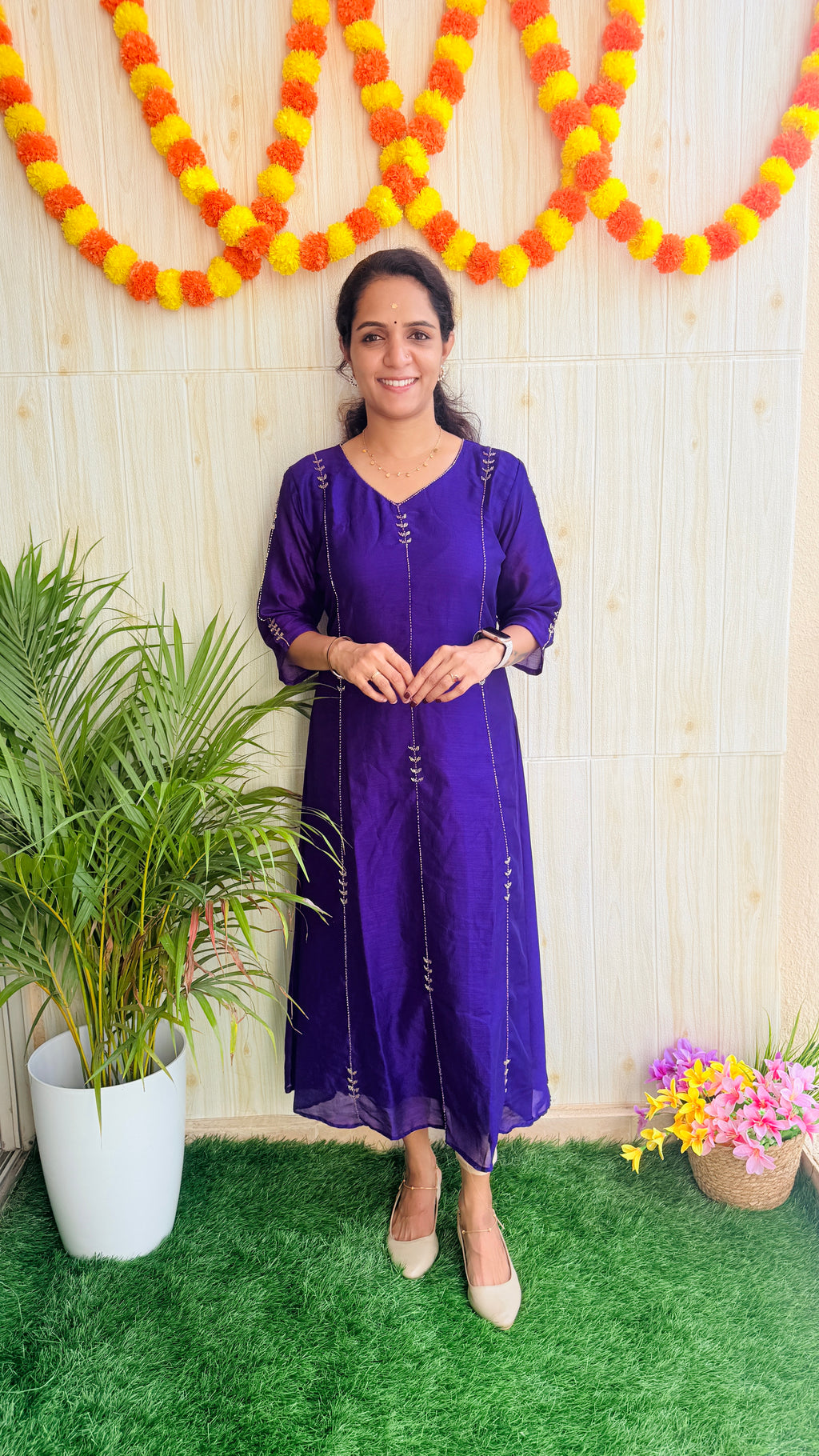 Part Wear Vijithra Aline Kurtii RG983