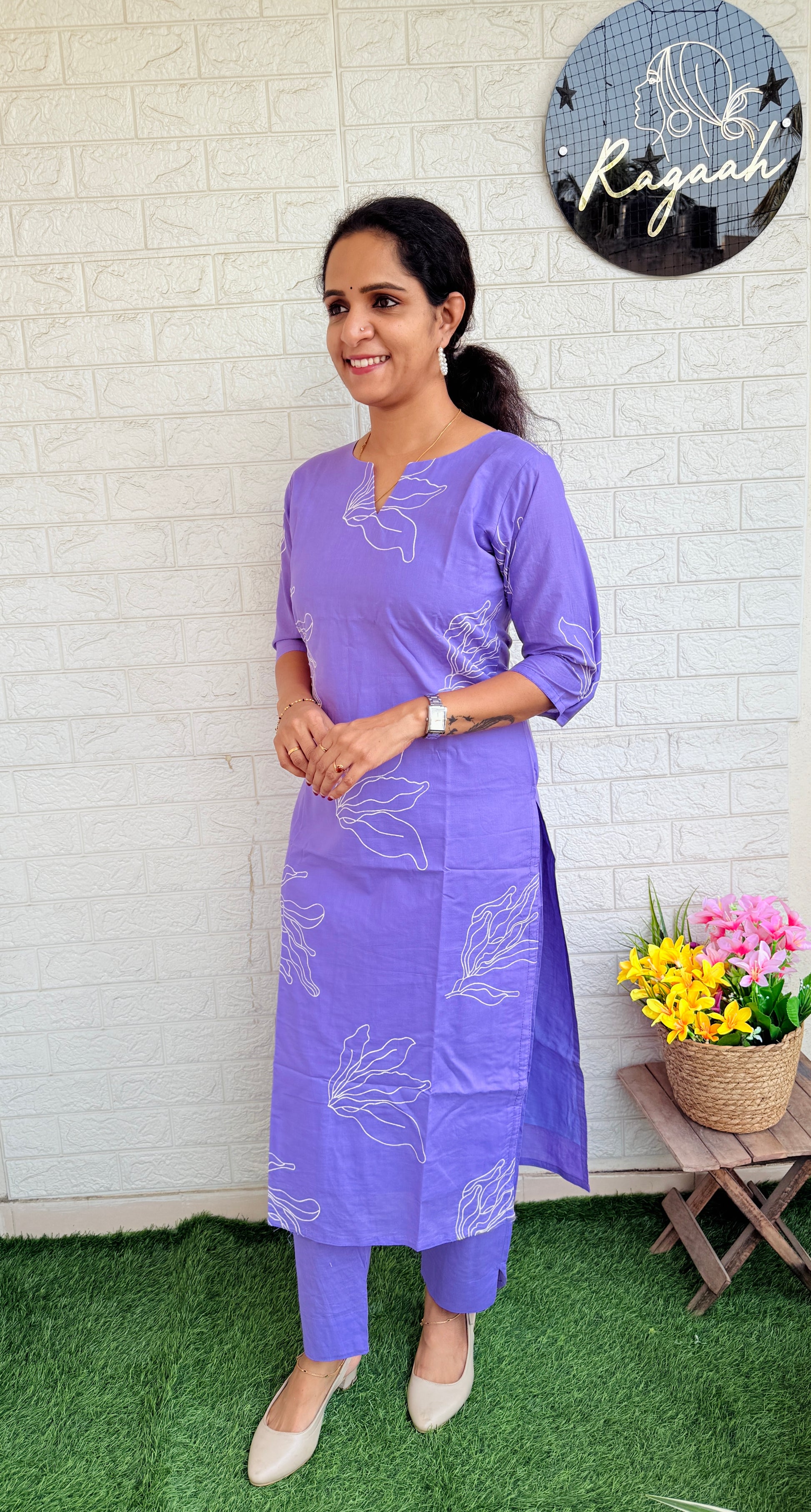 Cotton Embroidery Cord  Set RG824 Lavendar