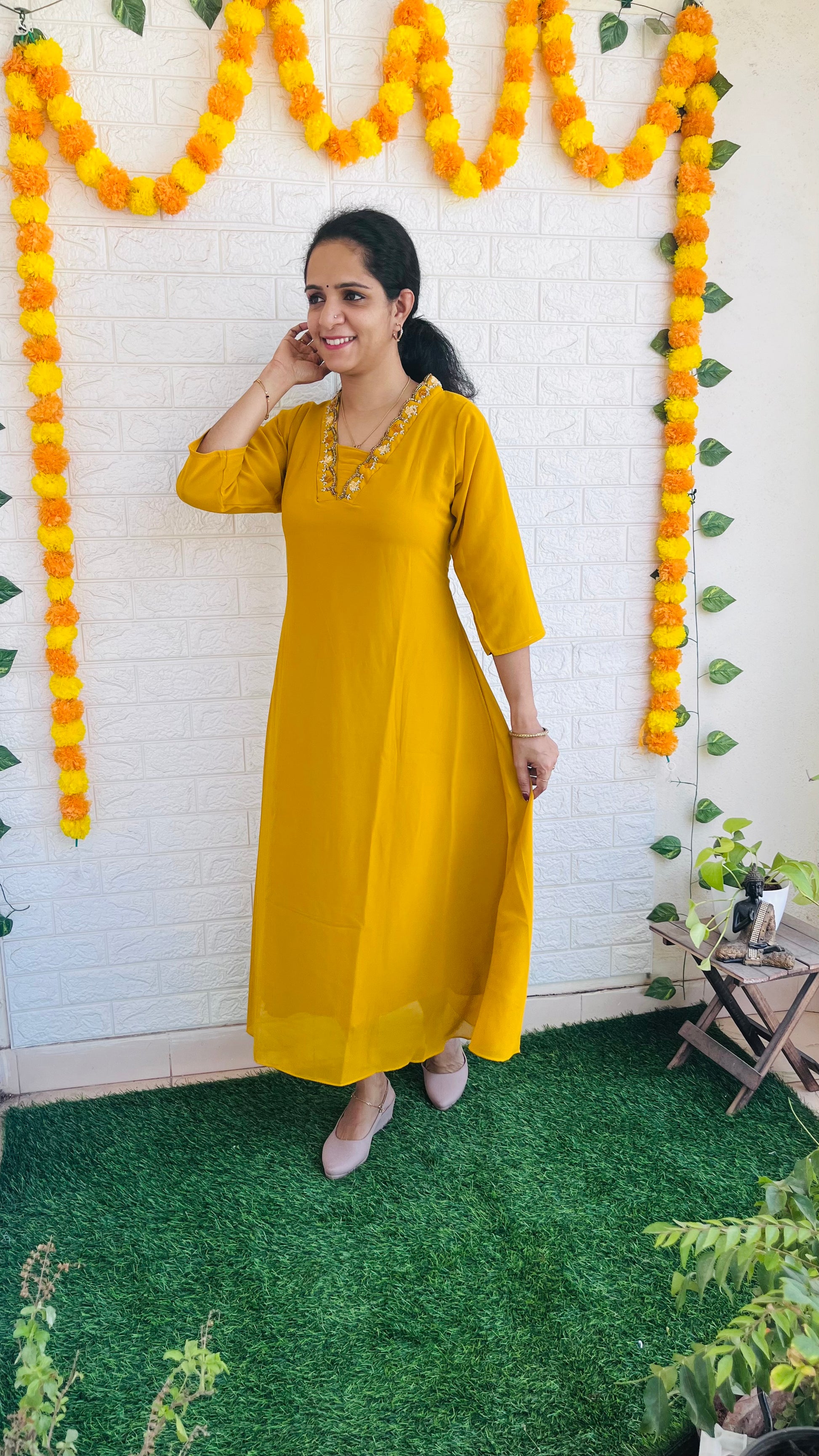 Georgette Aline Dress Kurti