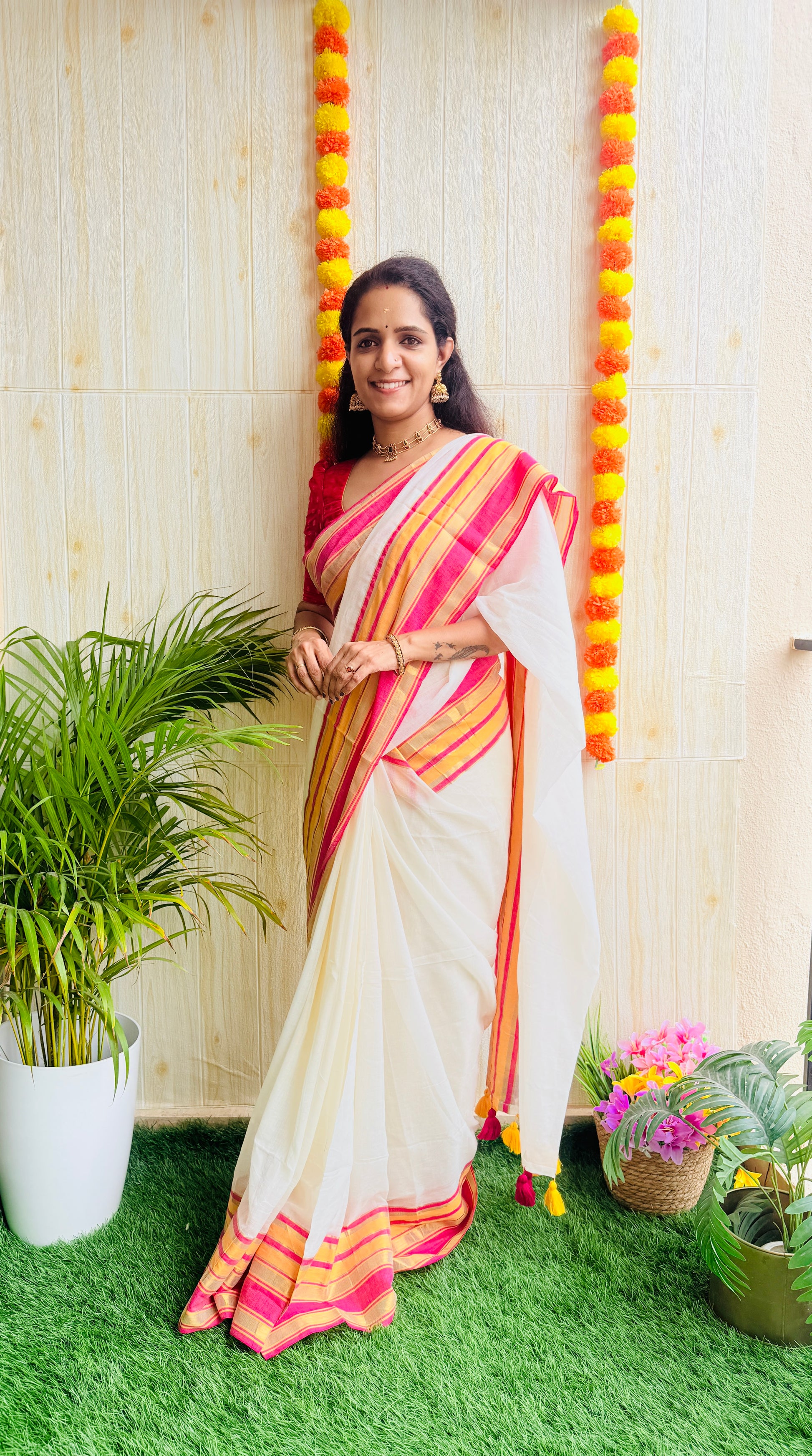 Sudha Mul Cotton Saree RG977