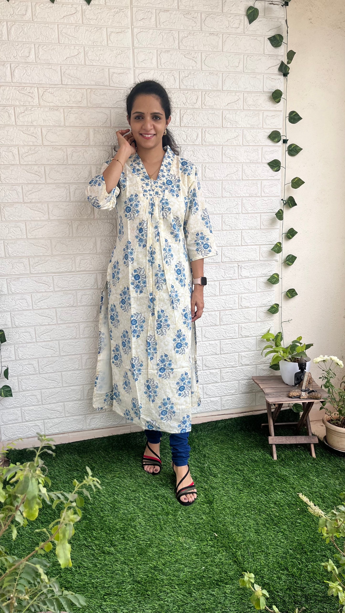 Jaipur Printed Cotton Straight Kurti