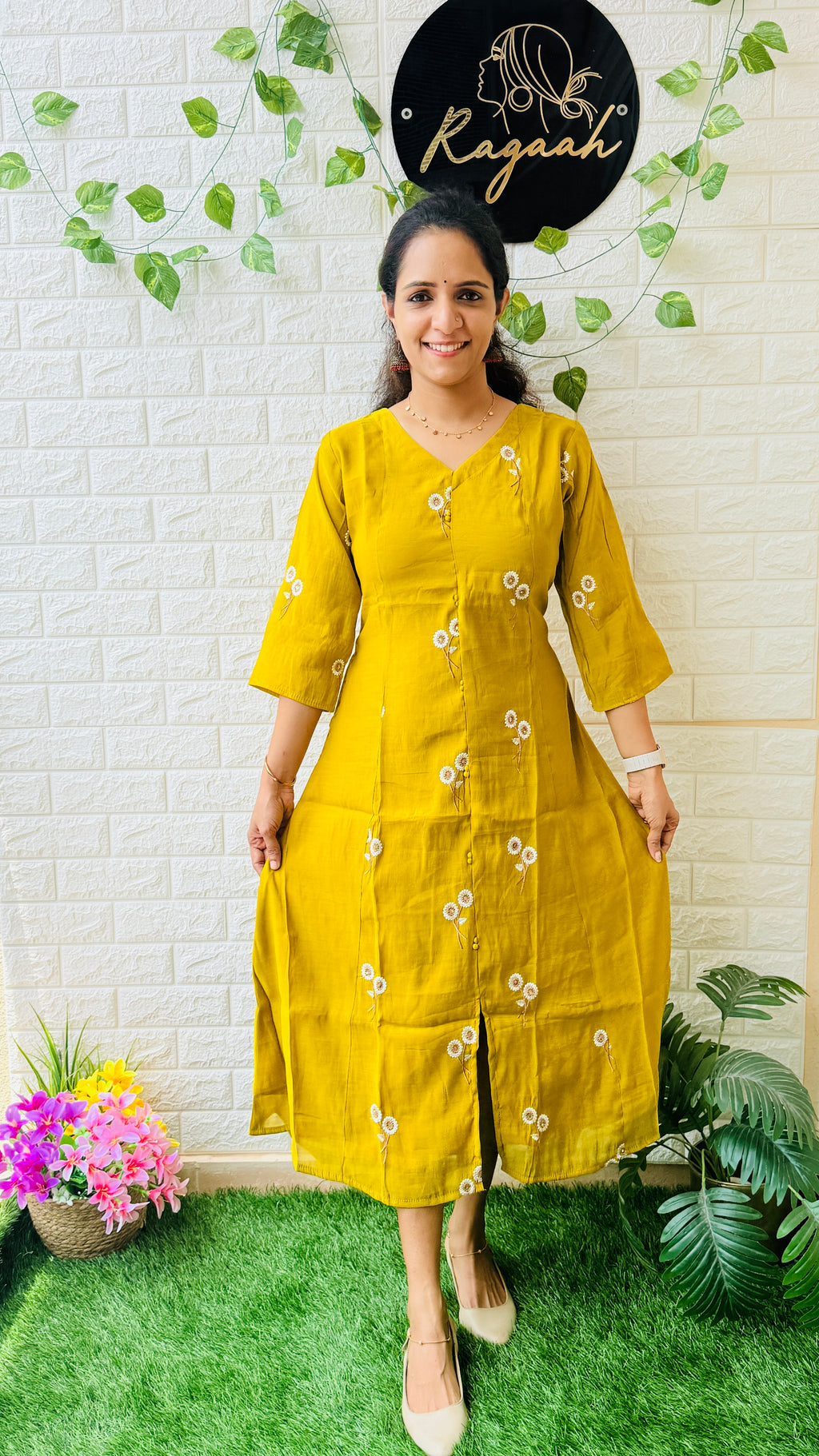 MulChandheri Aline Kurti RG956
