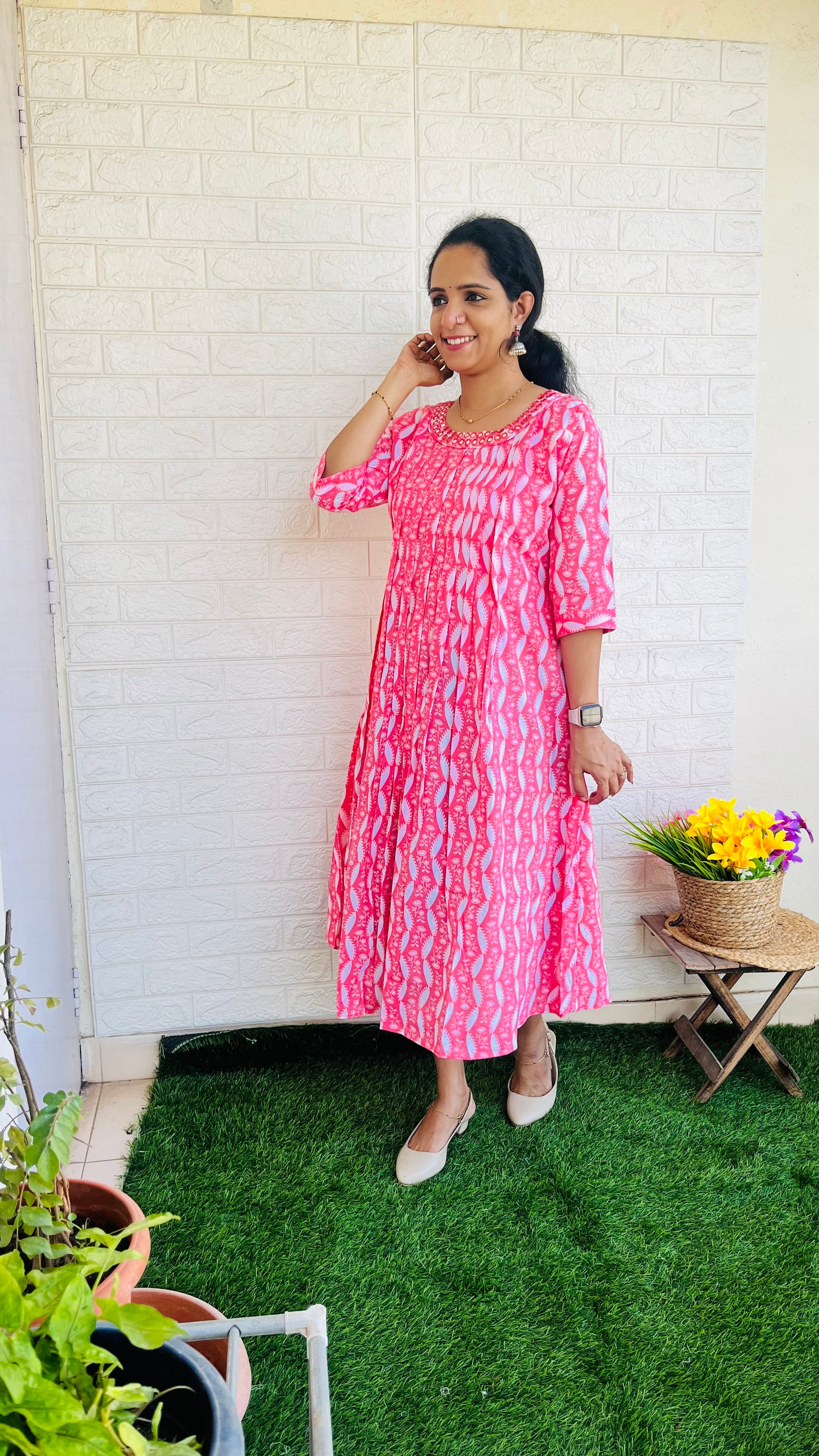 RG512 Cotton Aline Kurti