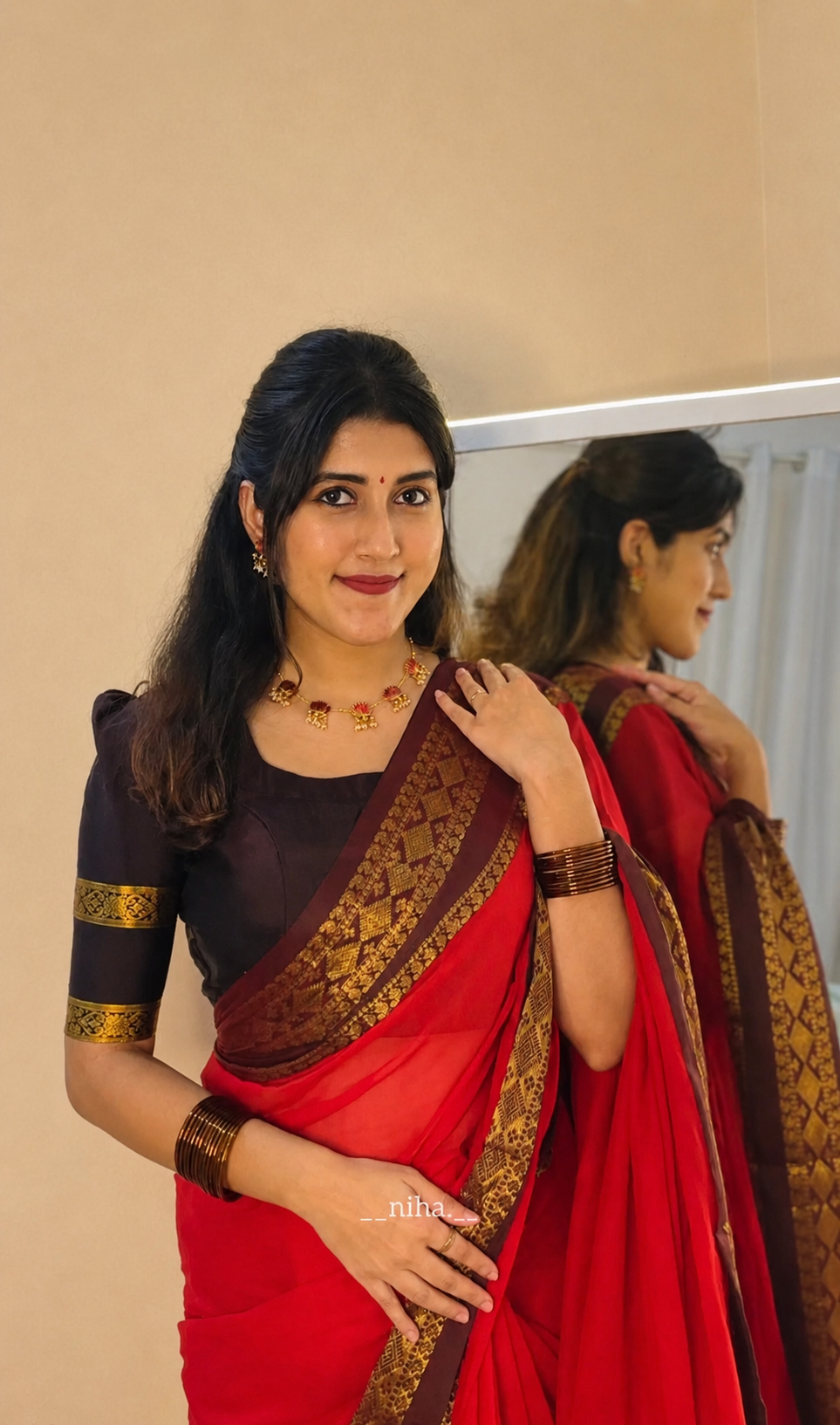 Rashmika Mul Cotton Sarees RG954