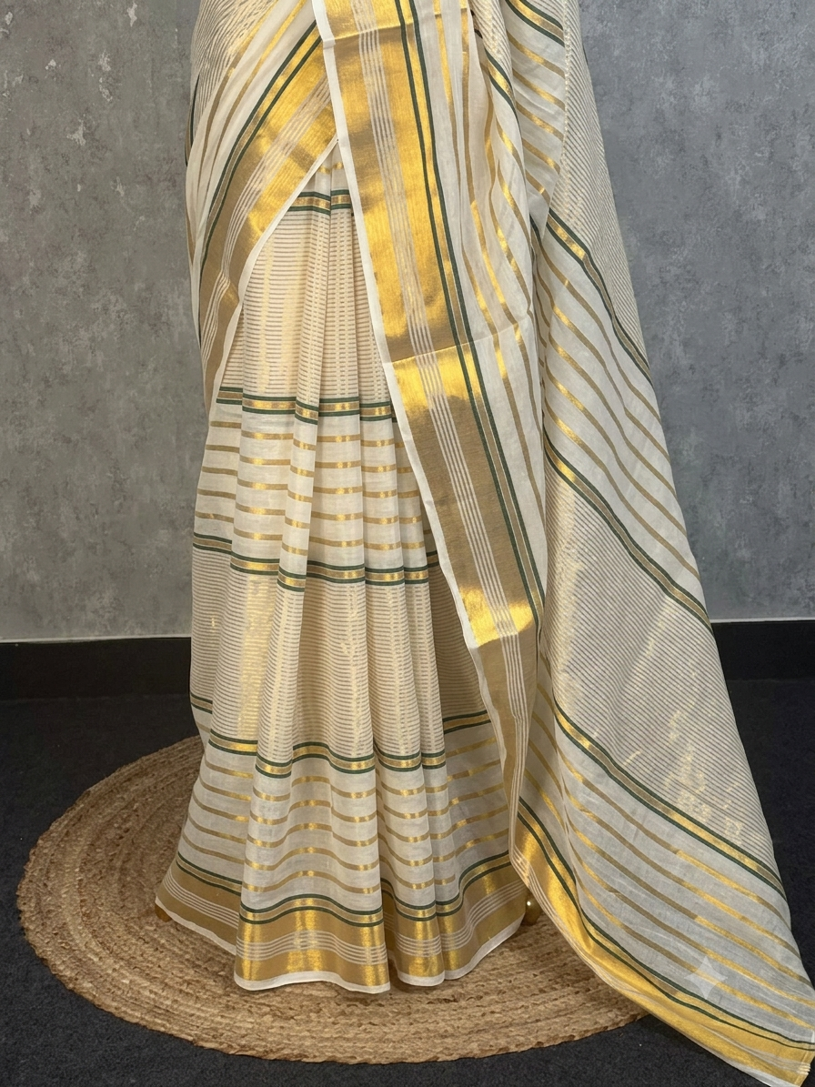 Veena Mul Cotton Sarees RG959