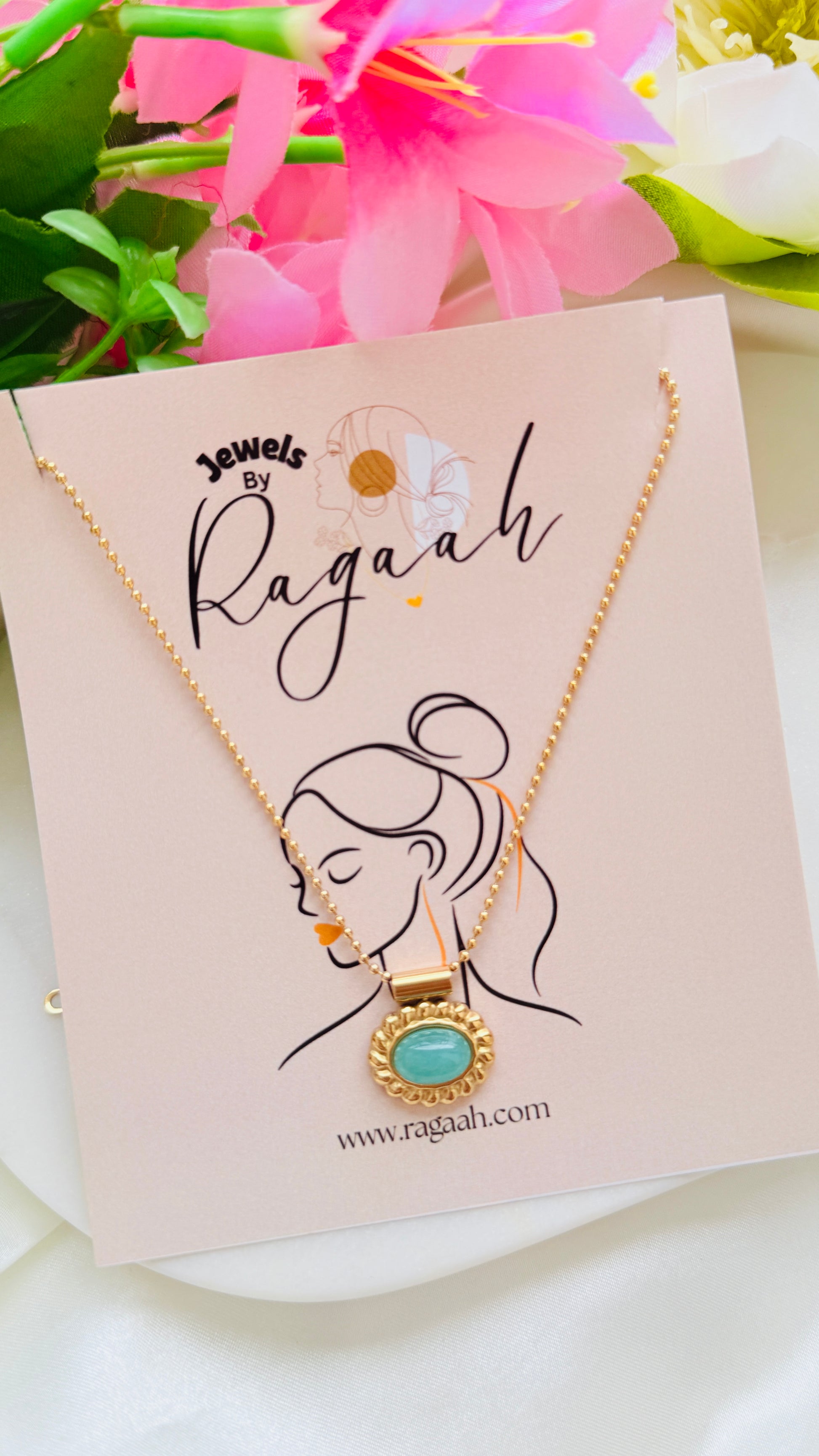 Ocean Charm Antitarnish Neckchain RJ204