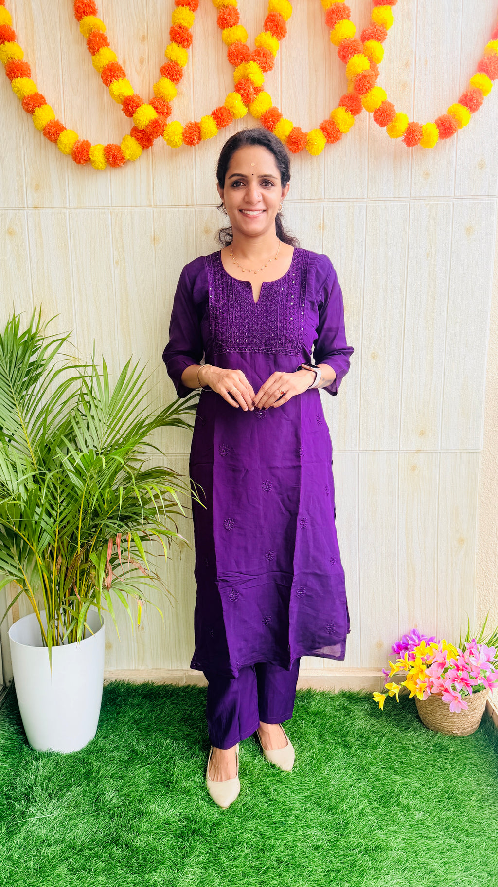 Mul Chandheri Silk Cord Set RG984