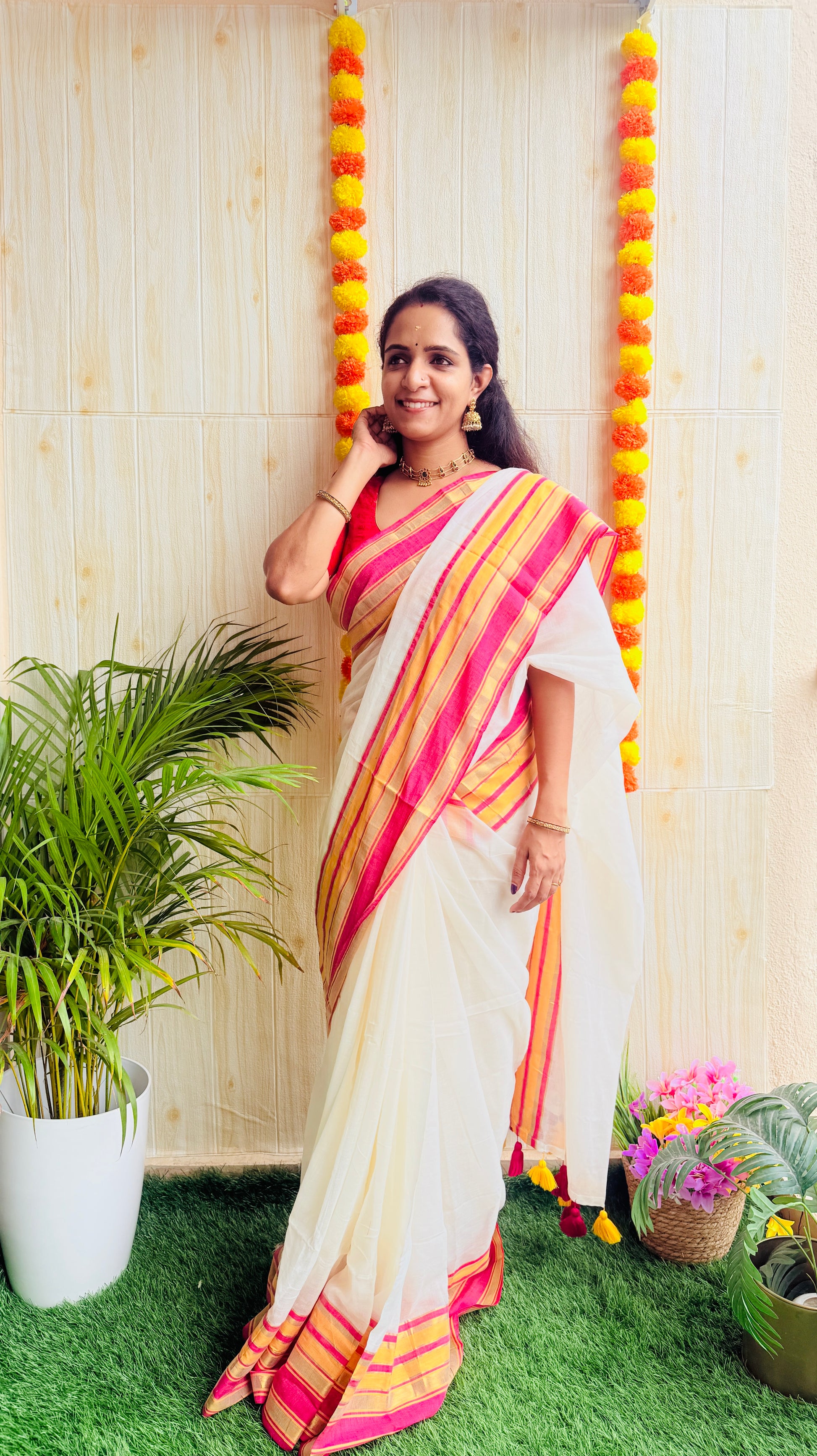 Sudha Mul Cotton Saree RG977