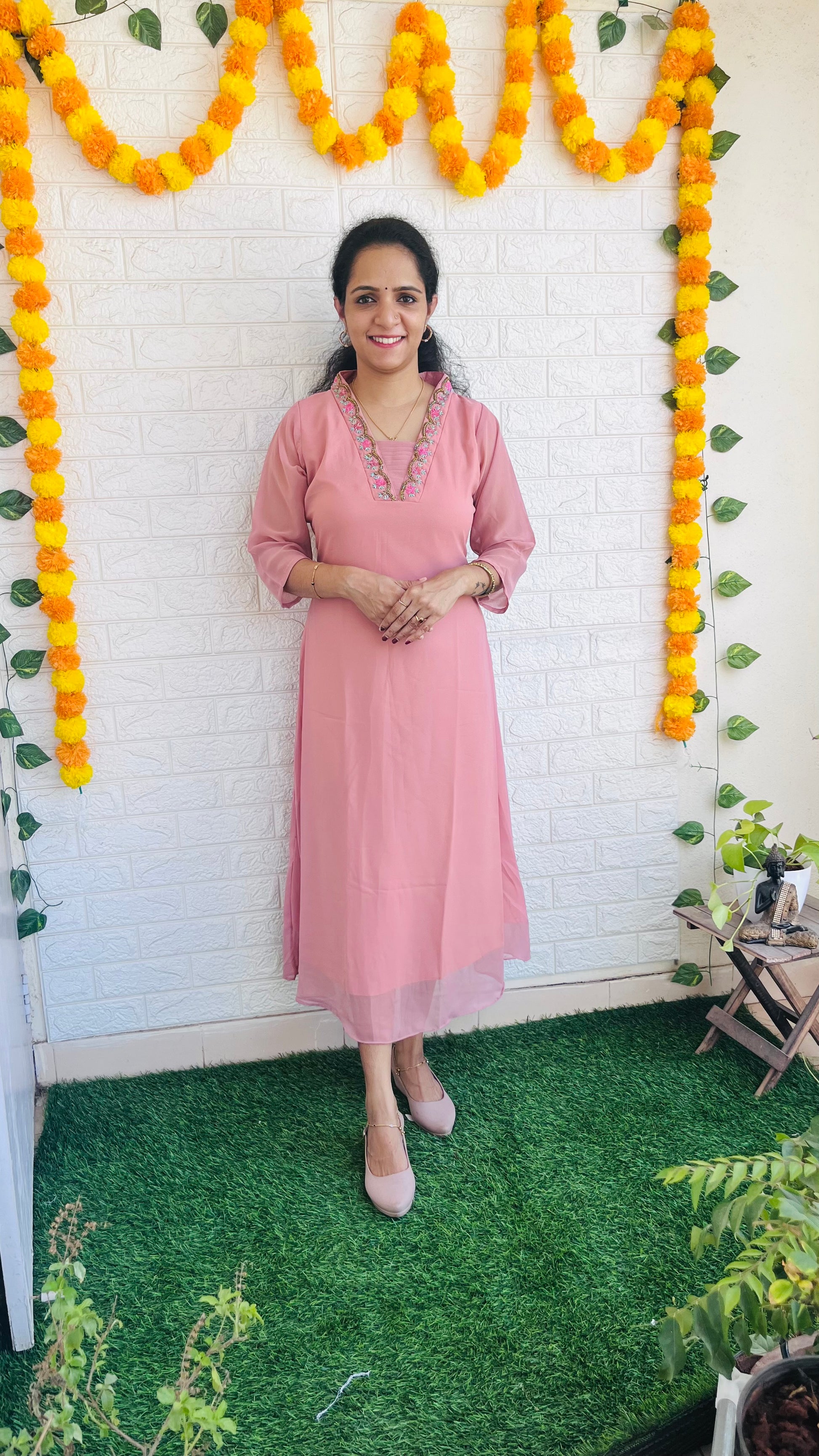 Georgette Aline Dress Kurti