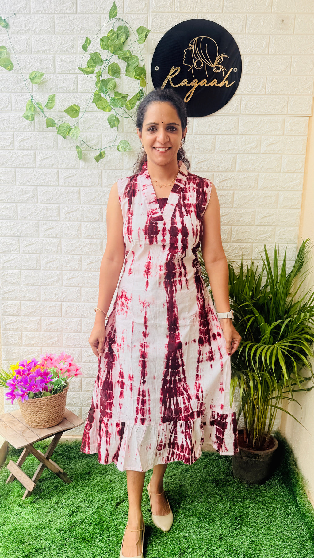Tie & Dye Cotton Frock RG961