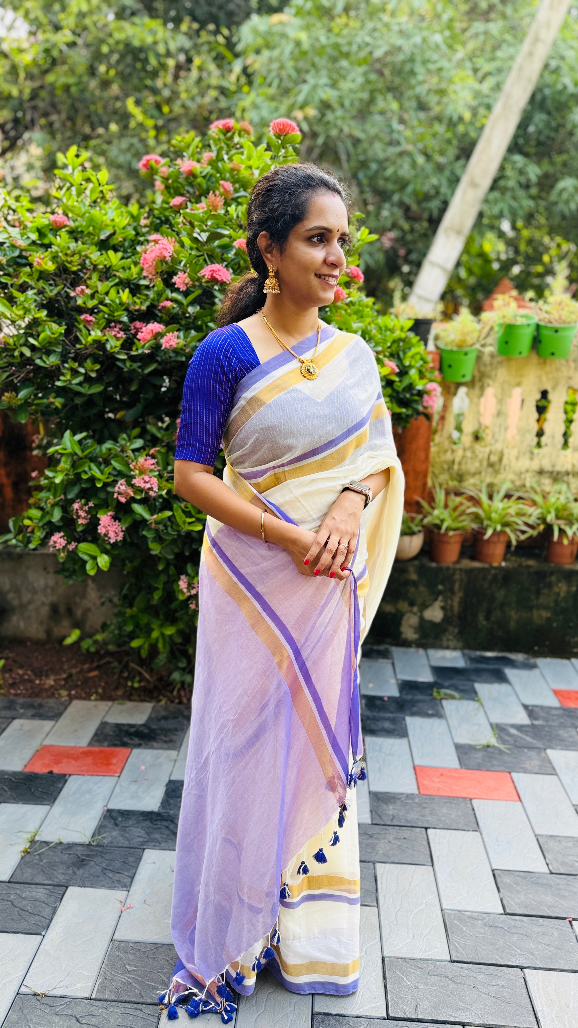 Mul Mul Cotton Saree RG750