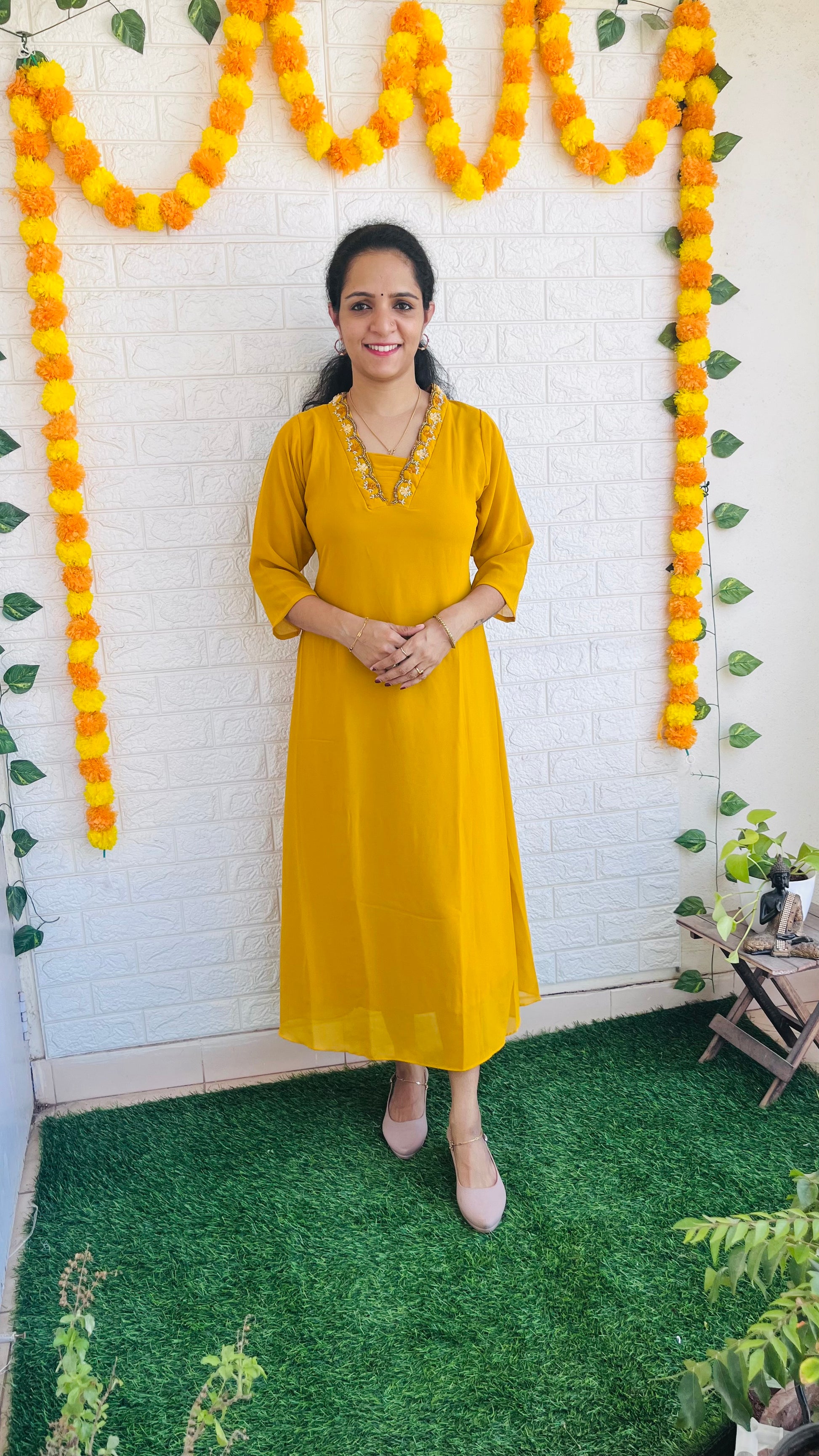 Georgette Aline Dress Kurti