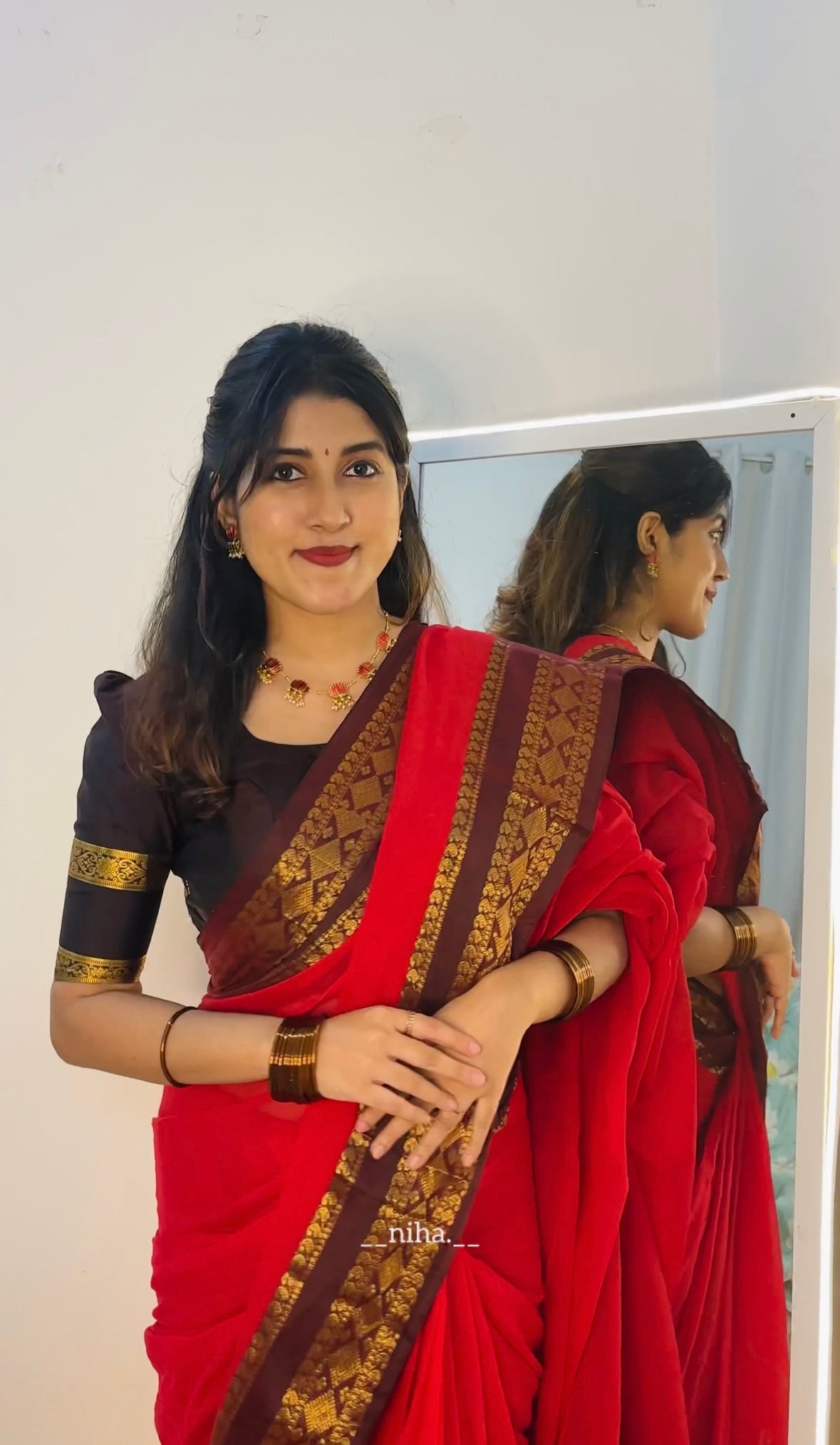 Rashmika Mul Cotton Sarees RG954
